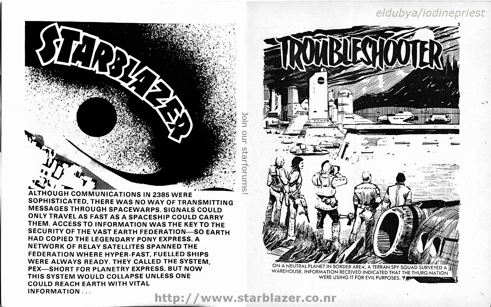 Read online Starblazer comic -  Issue #136 - 3