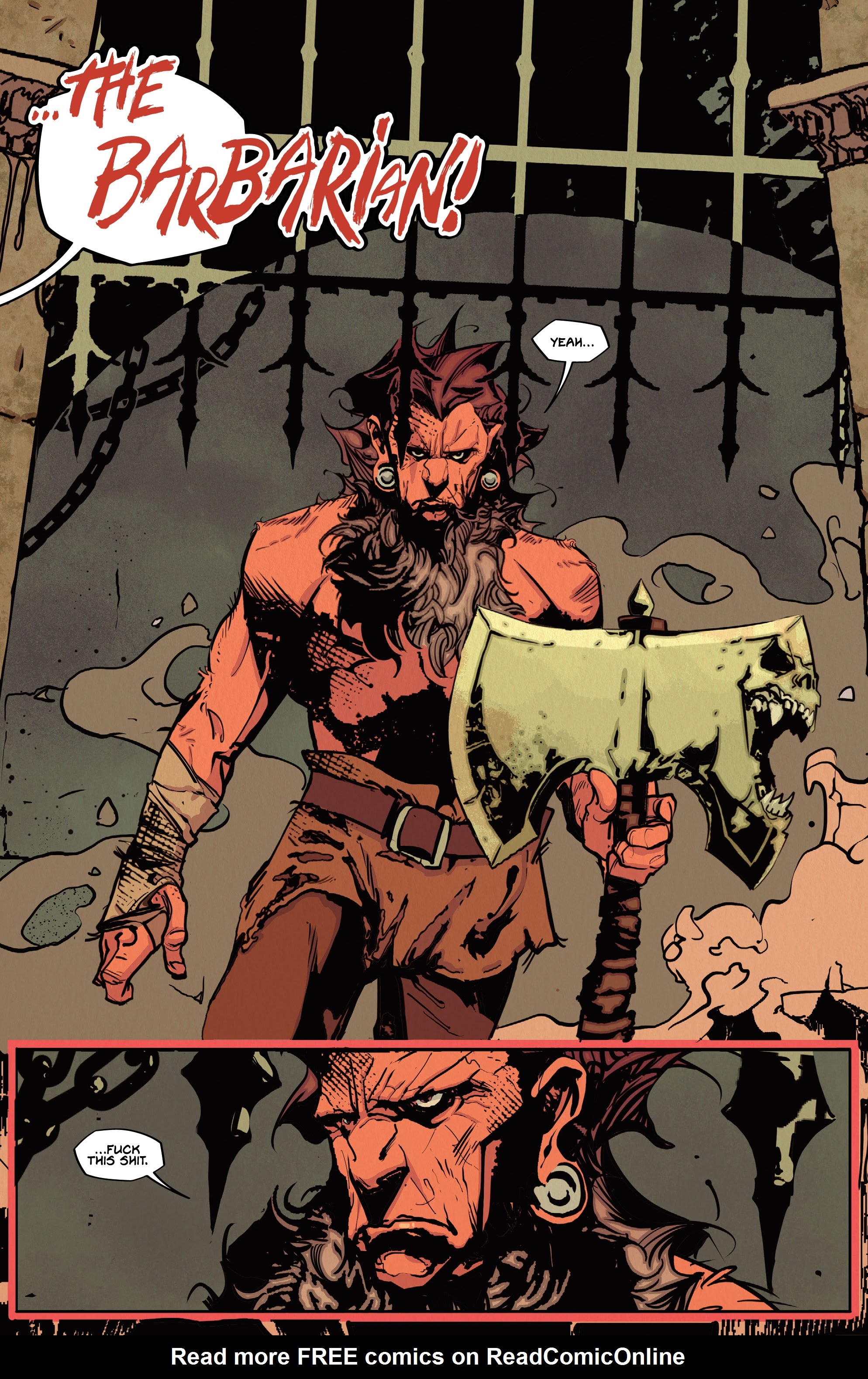 Read online Barbaric comic -  Issue #1 - 4