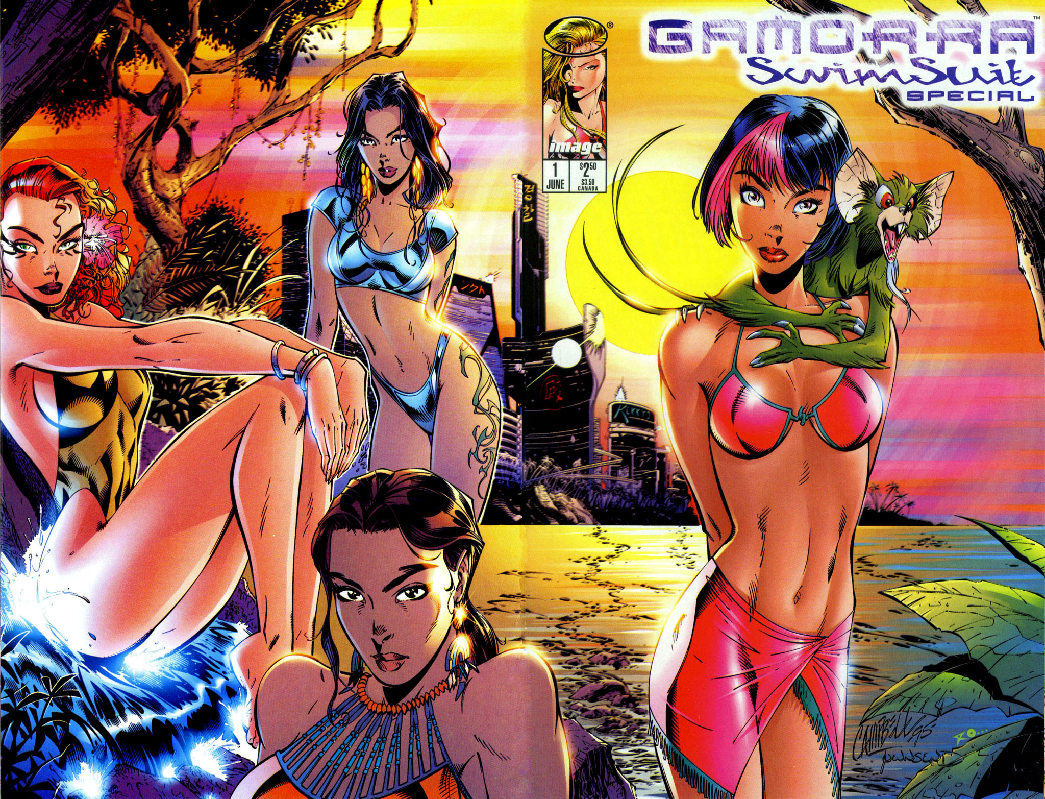 Read online Gamorra Swimsuit Special comic -  Issue # Full - 2