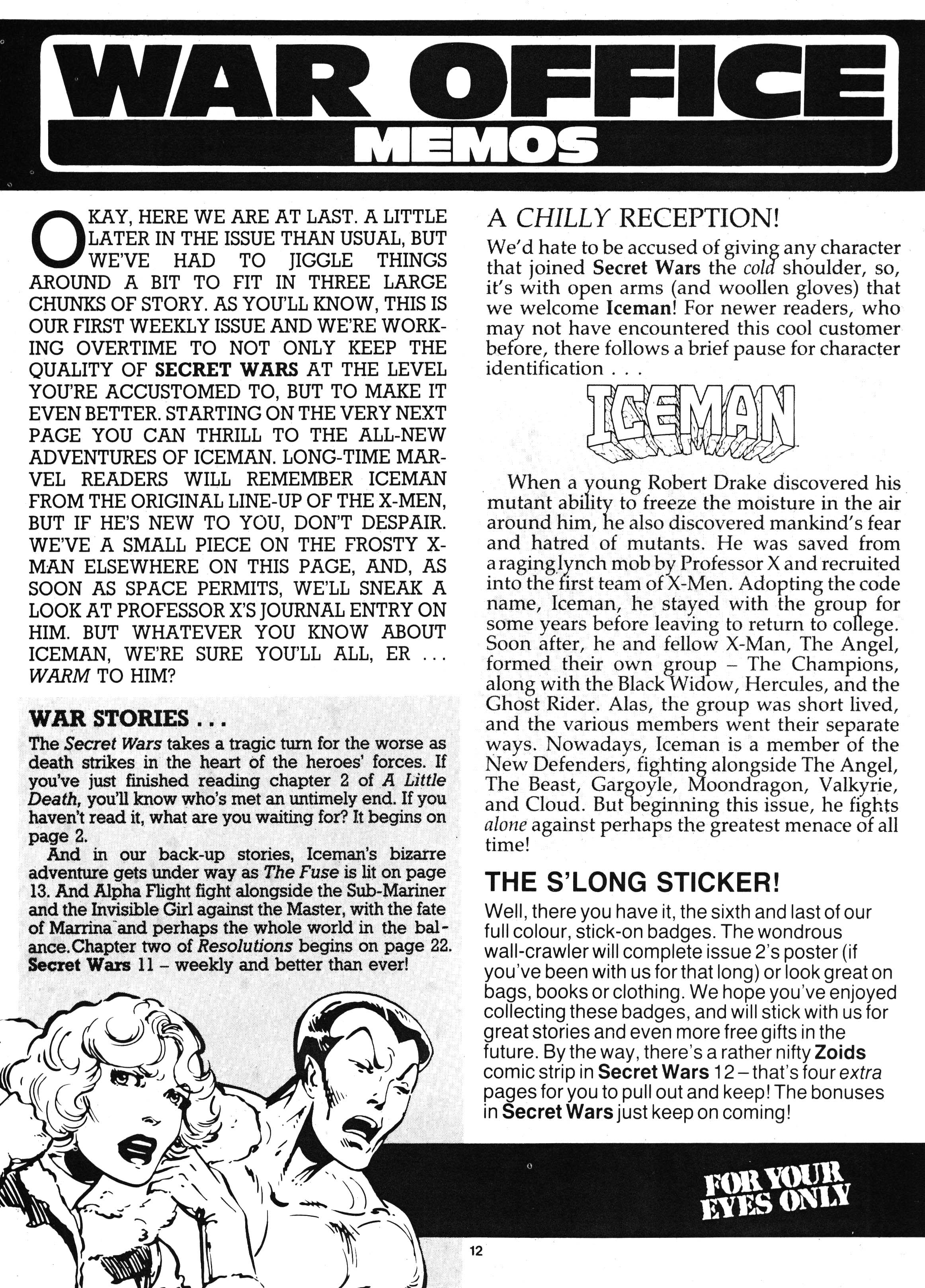 Read online Secret Wars (1985) comic -  Issue #11 - 12