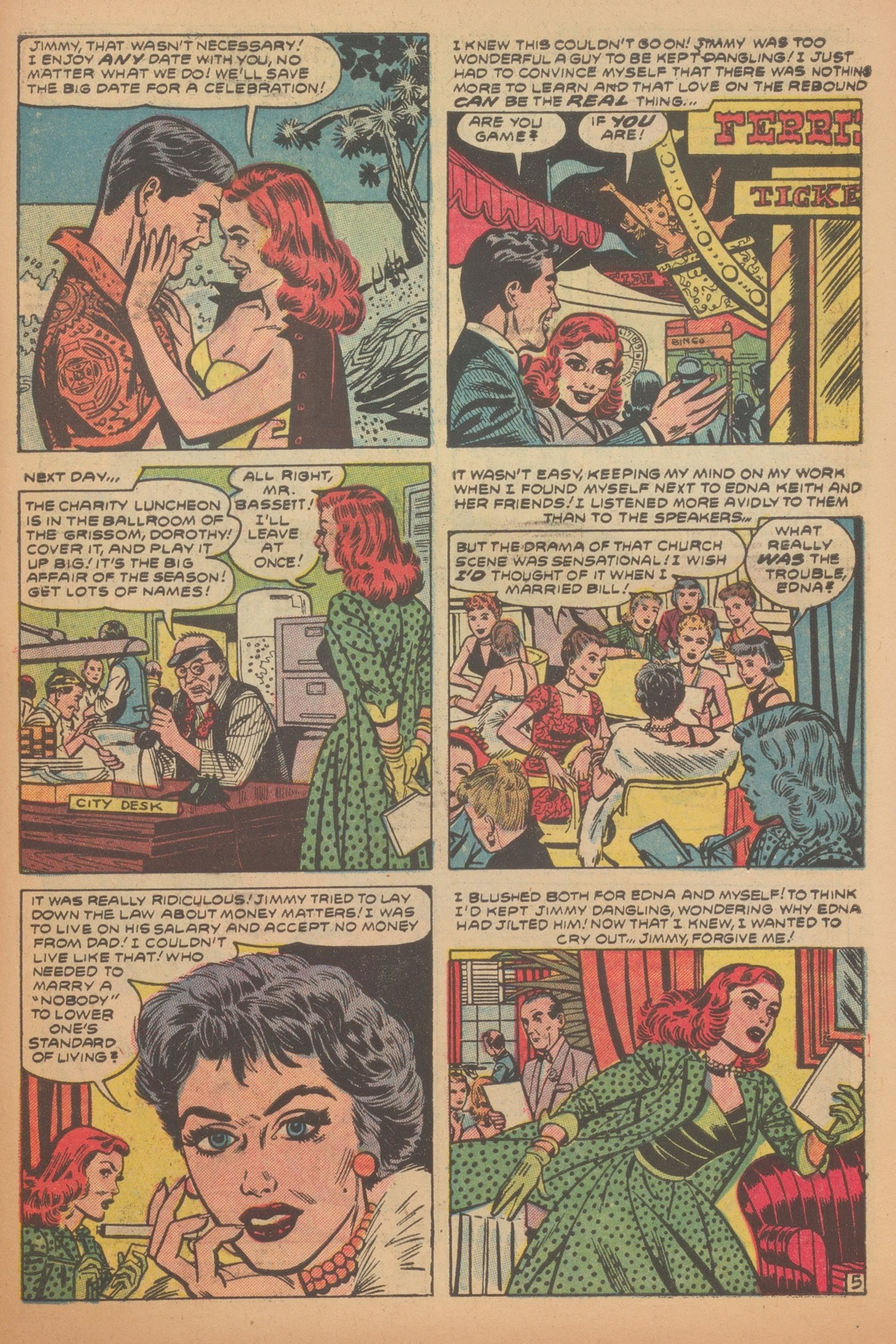 Read online Love Romances comic -  Issue #45 - 31