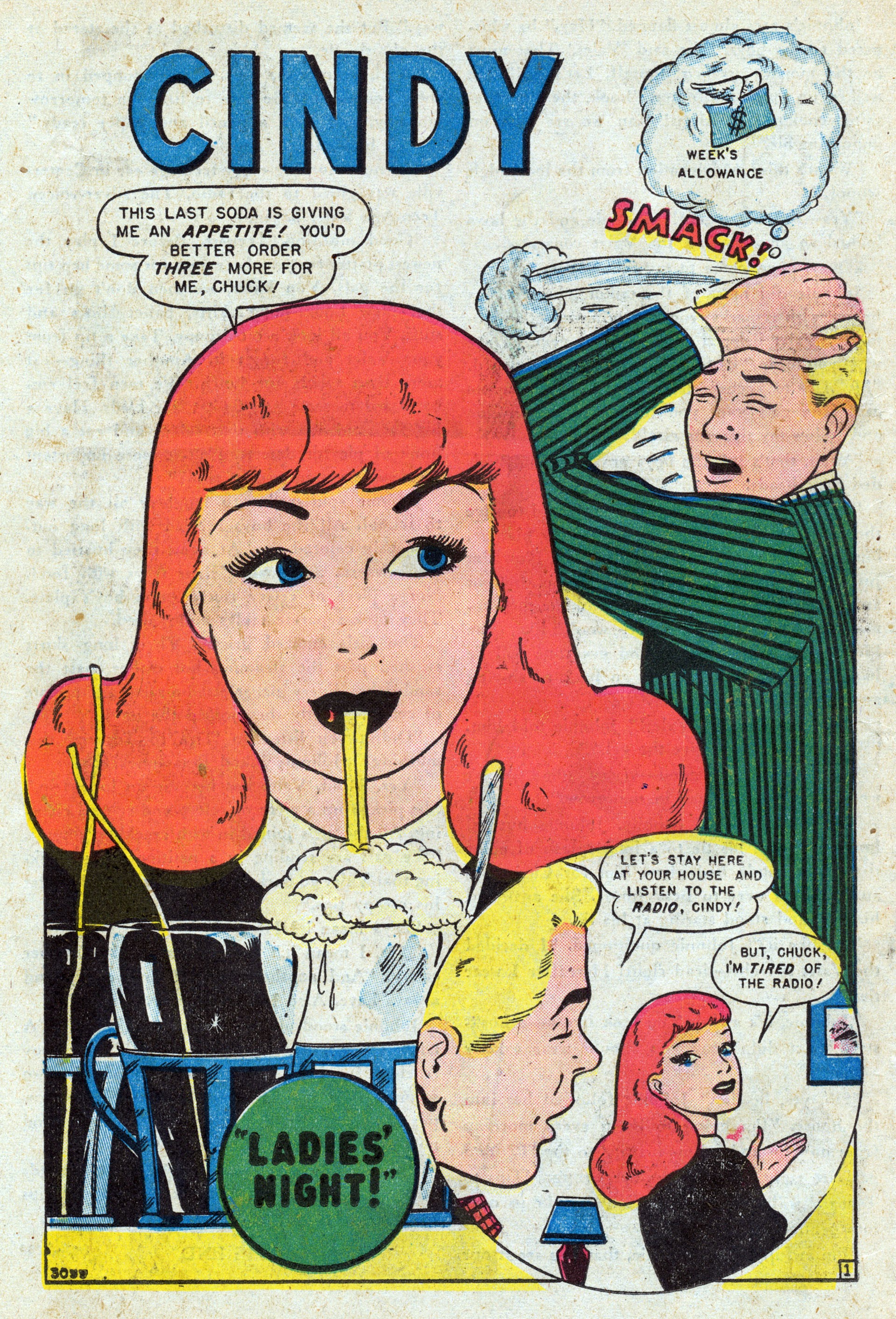Read online Mitzi's Boy Friend comic -  Issue #4 - 22
