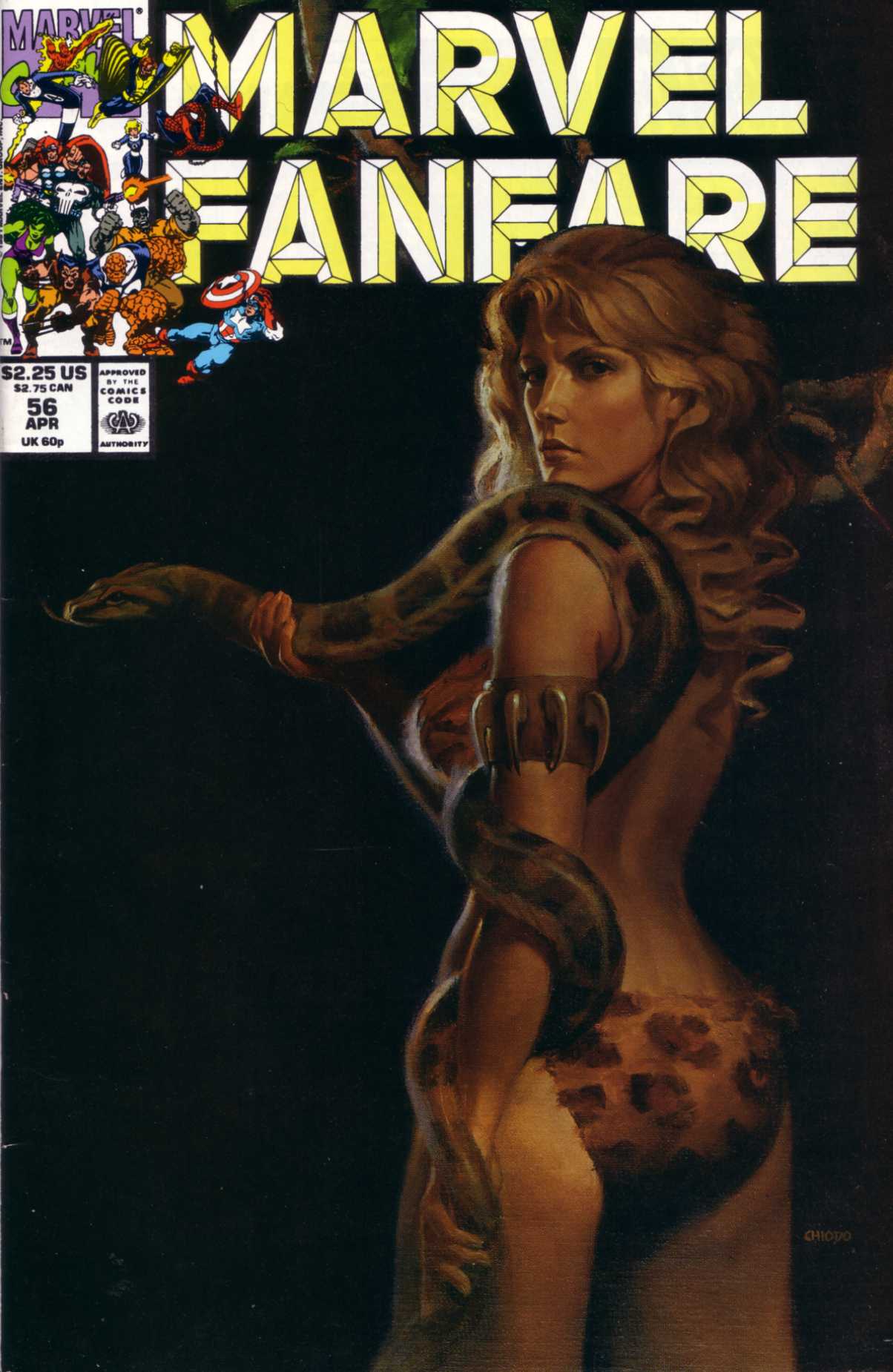 Read online Marvel Fanfare (1982) comic -  Issue #56 - 1