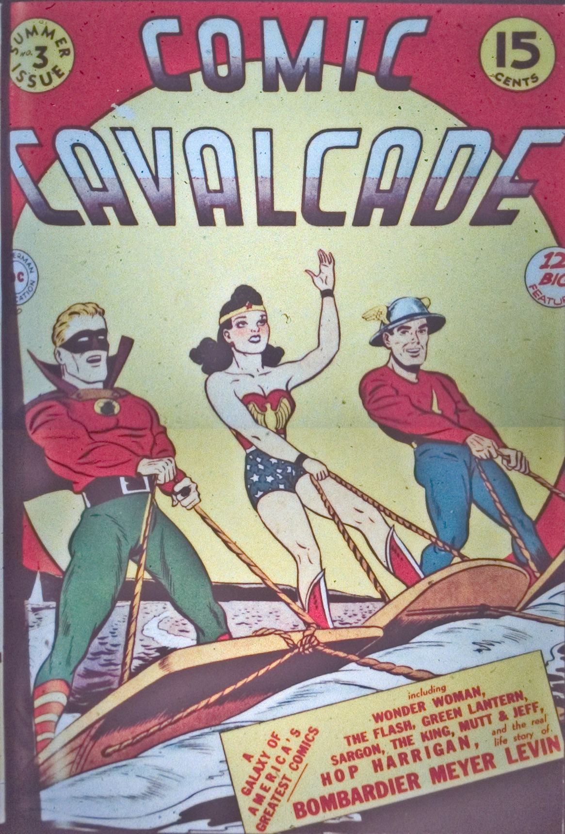Read online Comic Cavalcade comic -  Issue #3 - 1