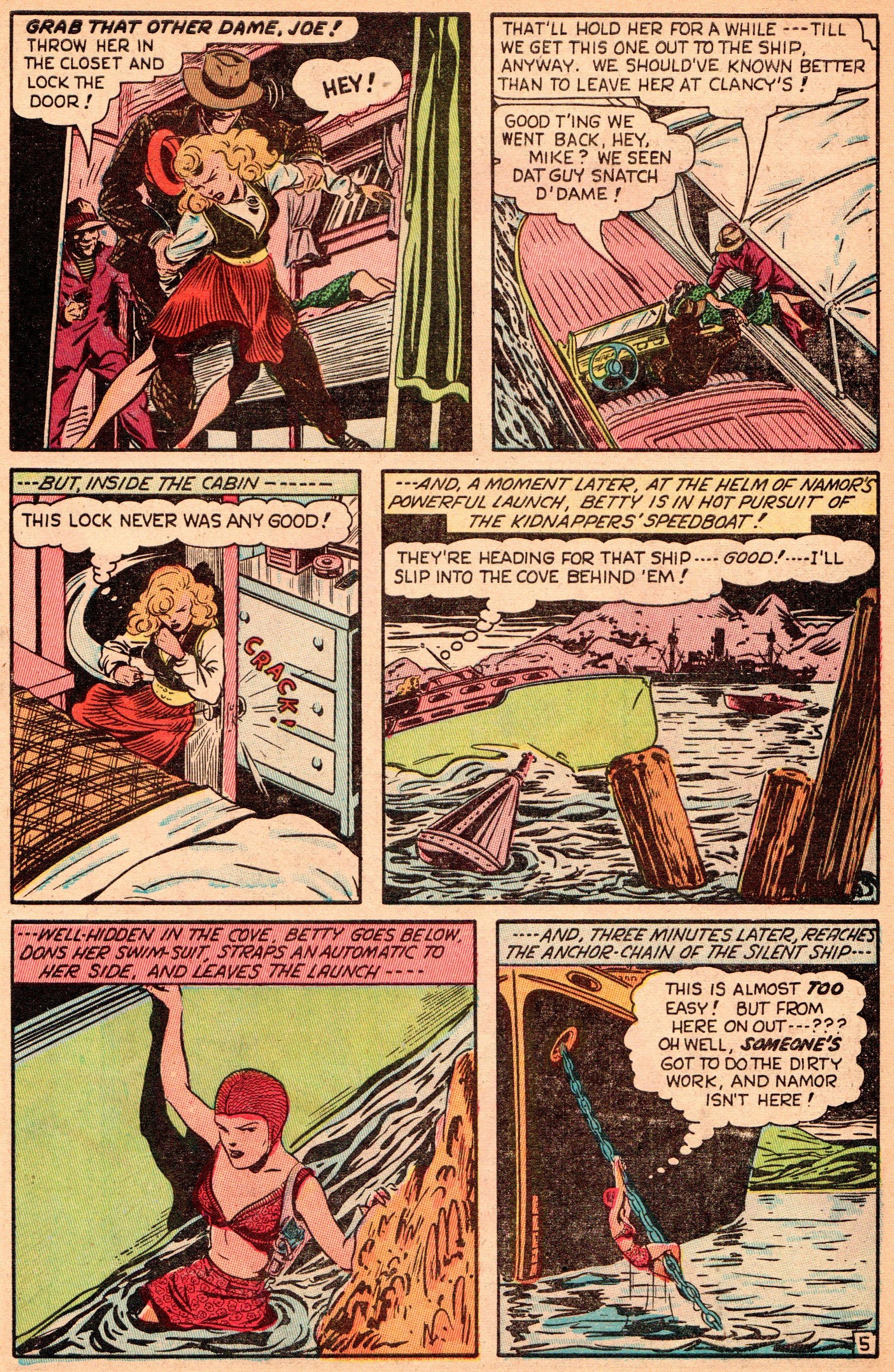 Read online Sub-Mariner Comics comic -  Issue #23 - 7