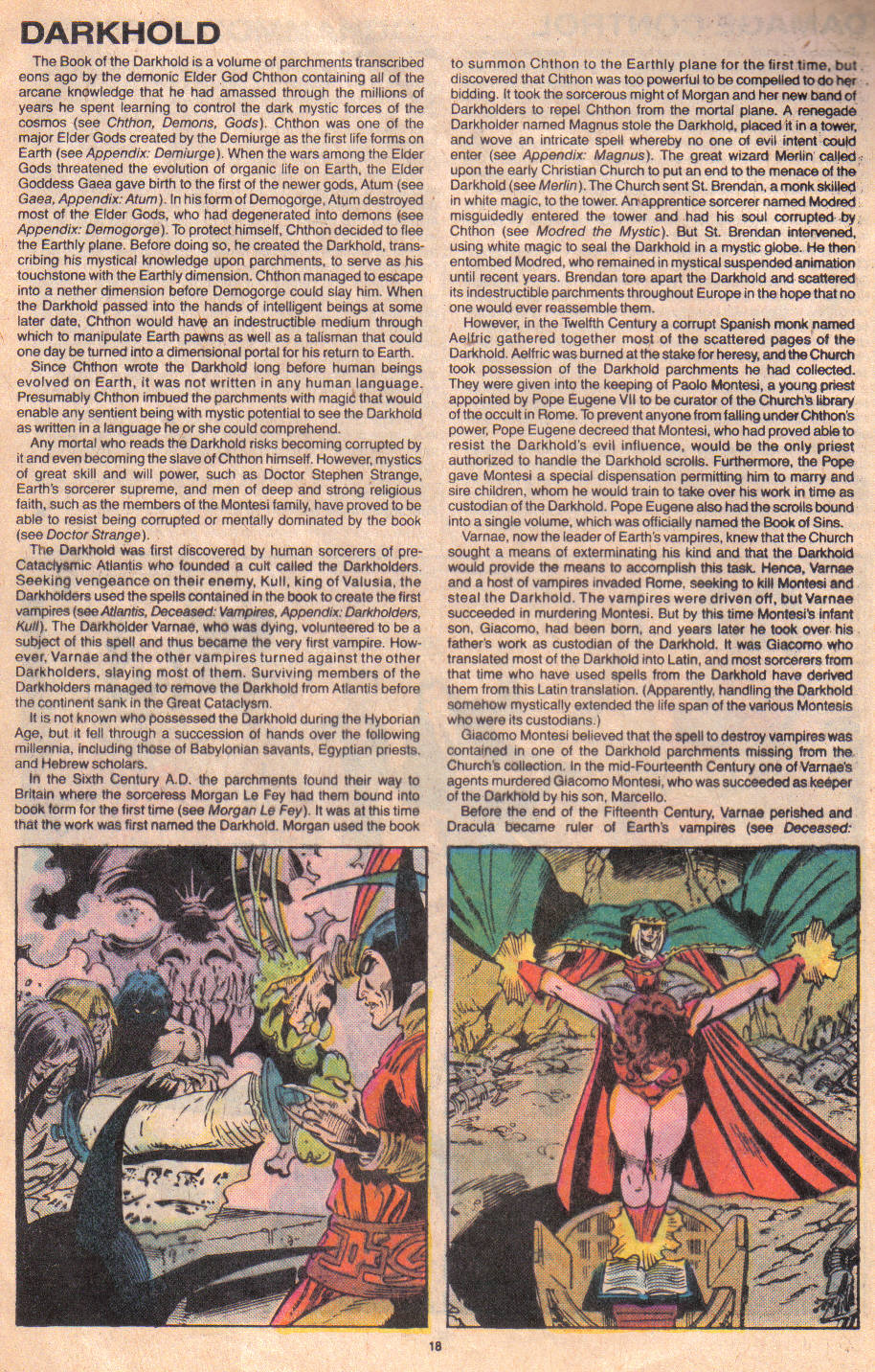 Read online The Official Handbook of the Marvel Universe: Update '89 comic -  Issue #2 - 20