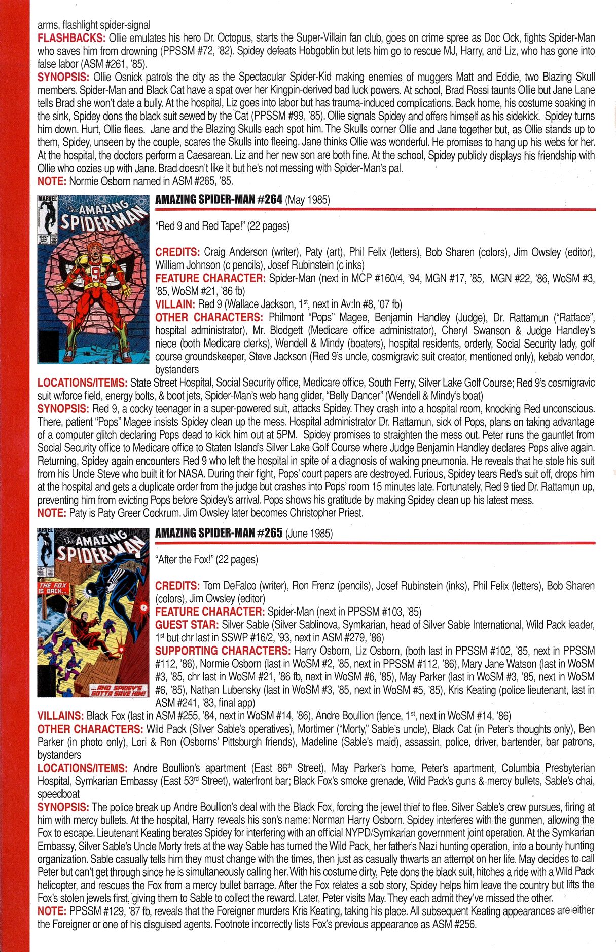 Read online Official Index to the Marvel Universe comic -  Issue #6 - 12