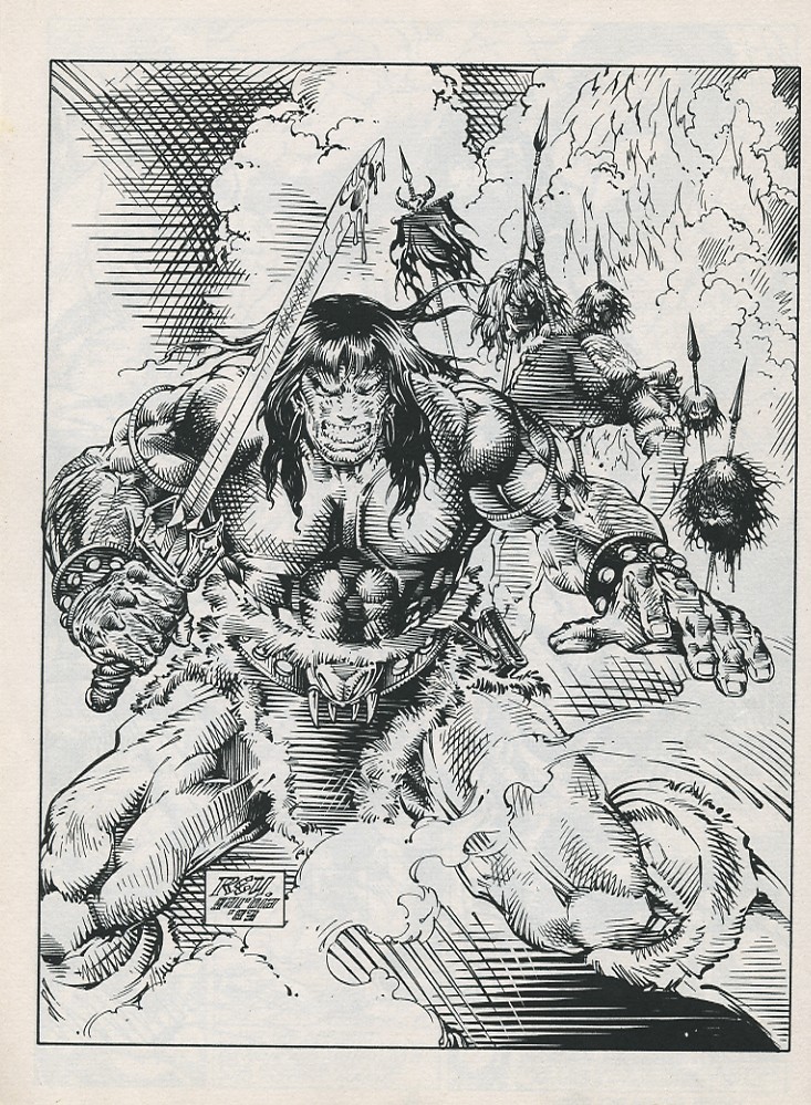 Read online The Savage Sword Of Conan comic -  Issue #215 - 30