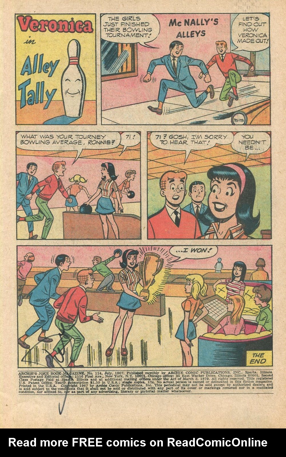 Read online Archie's Joke Book Magazine comic -  Issue #114 - 3
