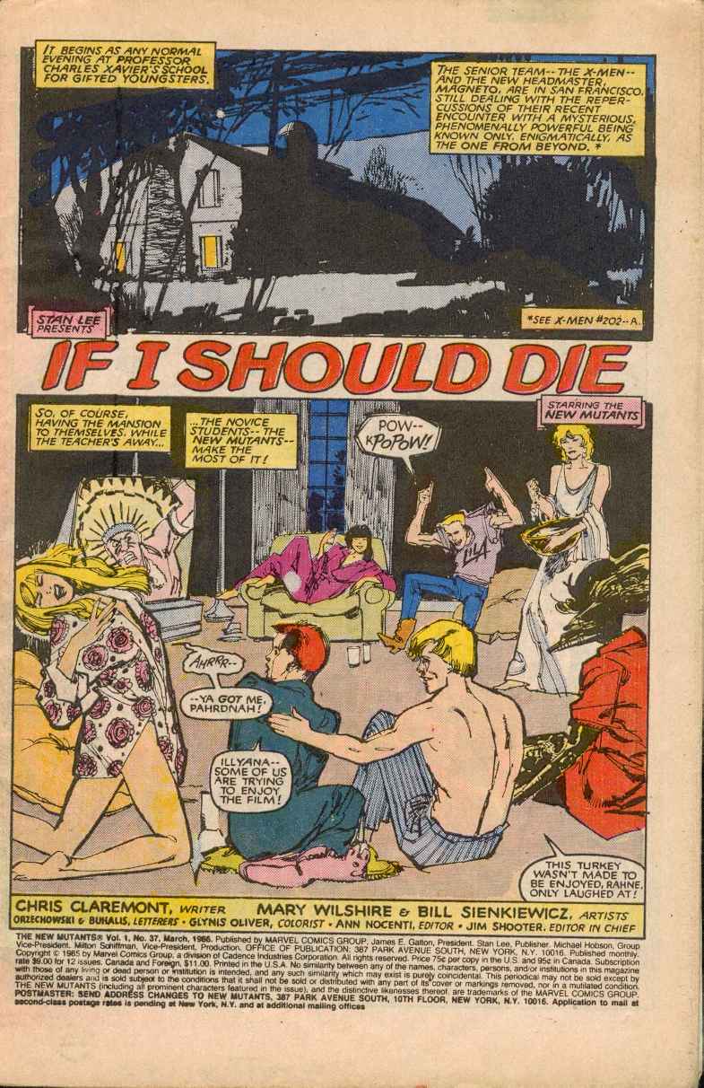 The New Mutants Issue #37 #44 - English 2