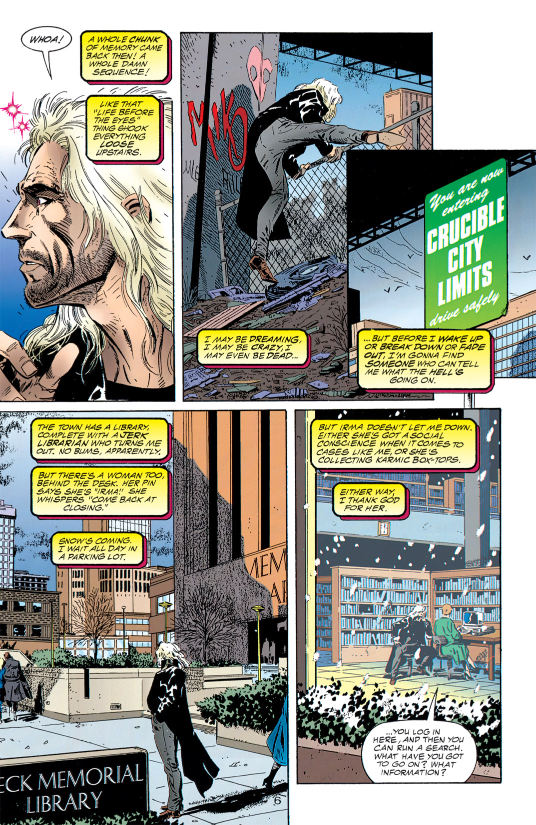 Read online Resurrection Man (1997) comic -  Issue #1 - 6