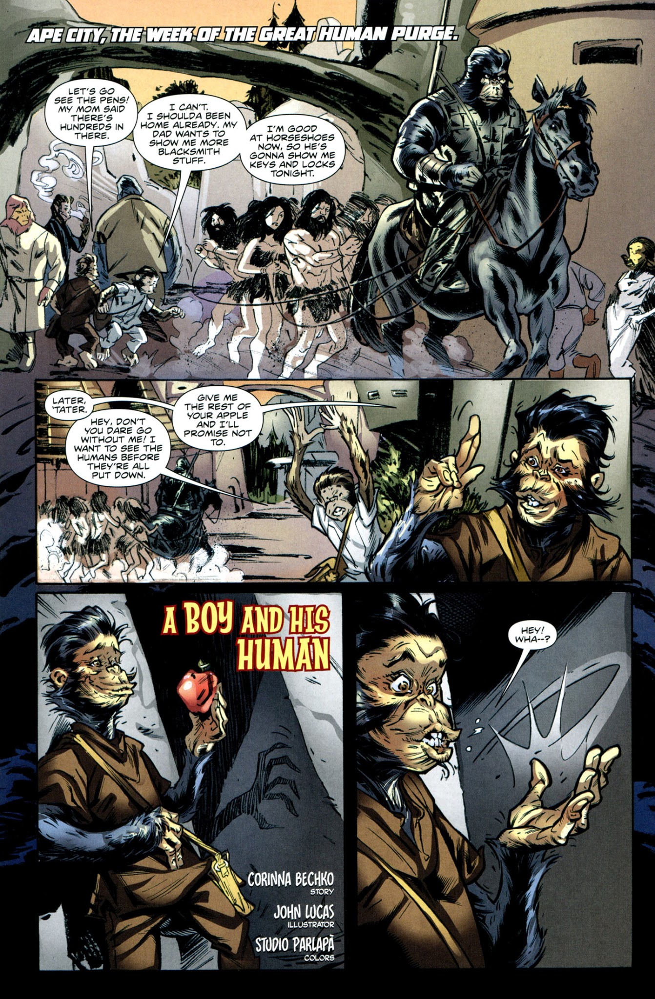 Read online Planet of the Apes (2011) comic -  Issue # _Annual 1 - 11