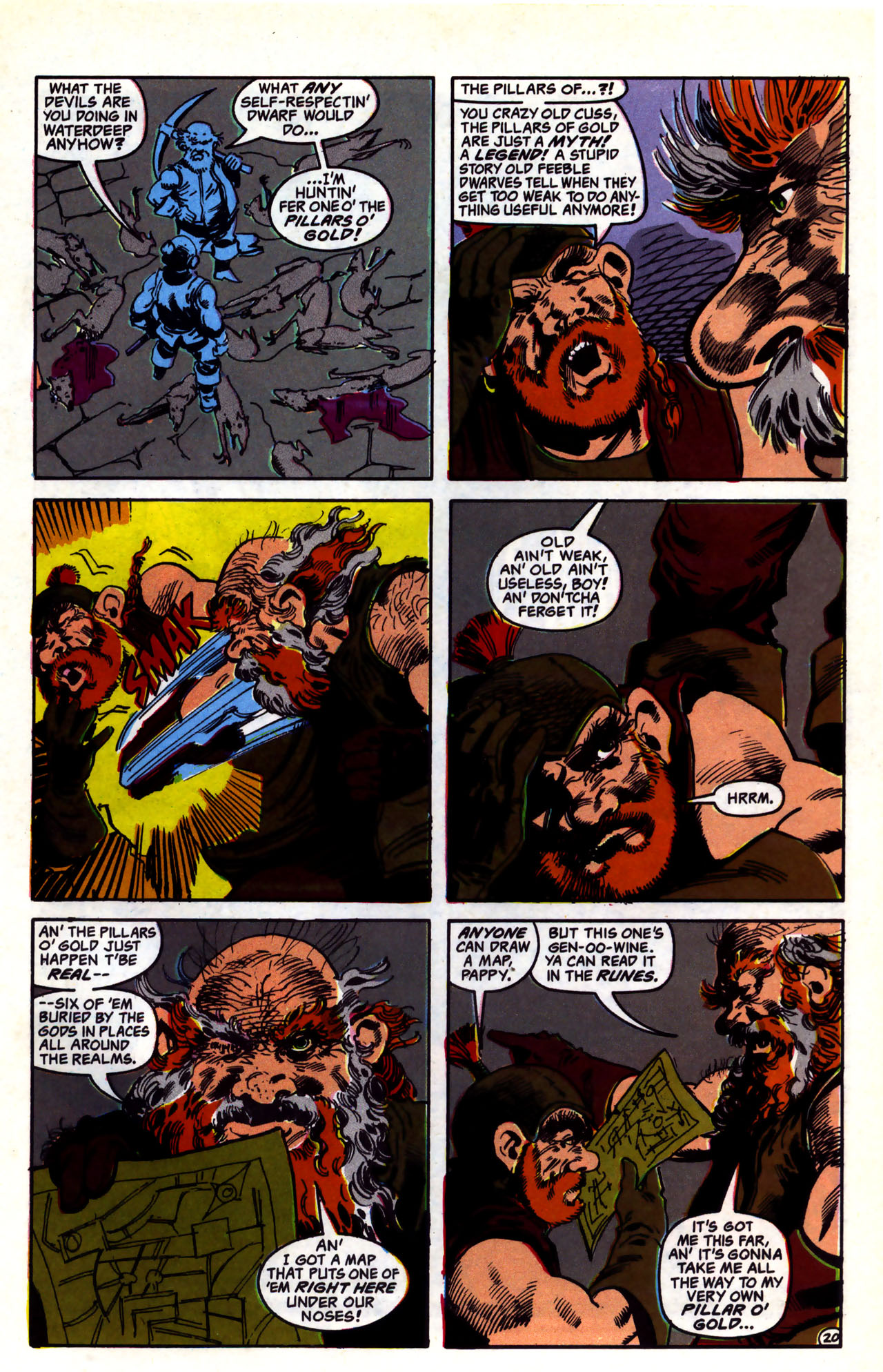 Read online Advanced Dungeons & Dragons comic -  Issue #31 - 20