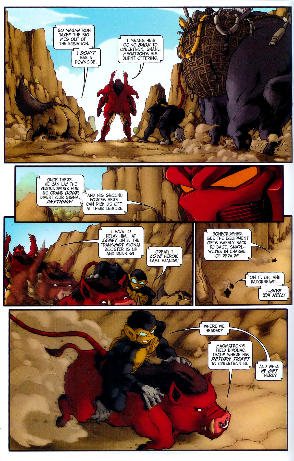 Read online Transformers, Beast Wars: The Gathering comic -  Issue #3 - 21