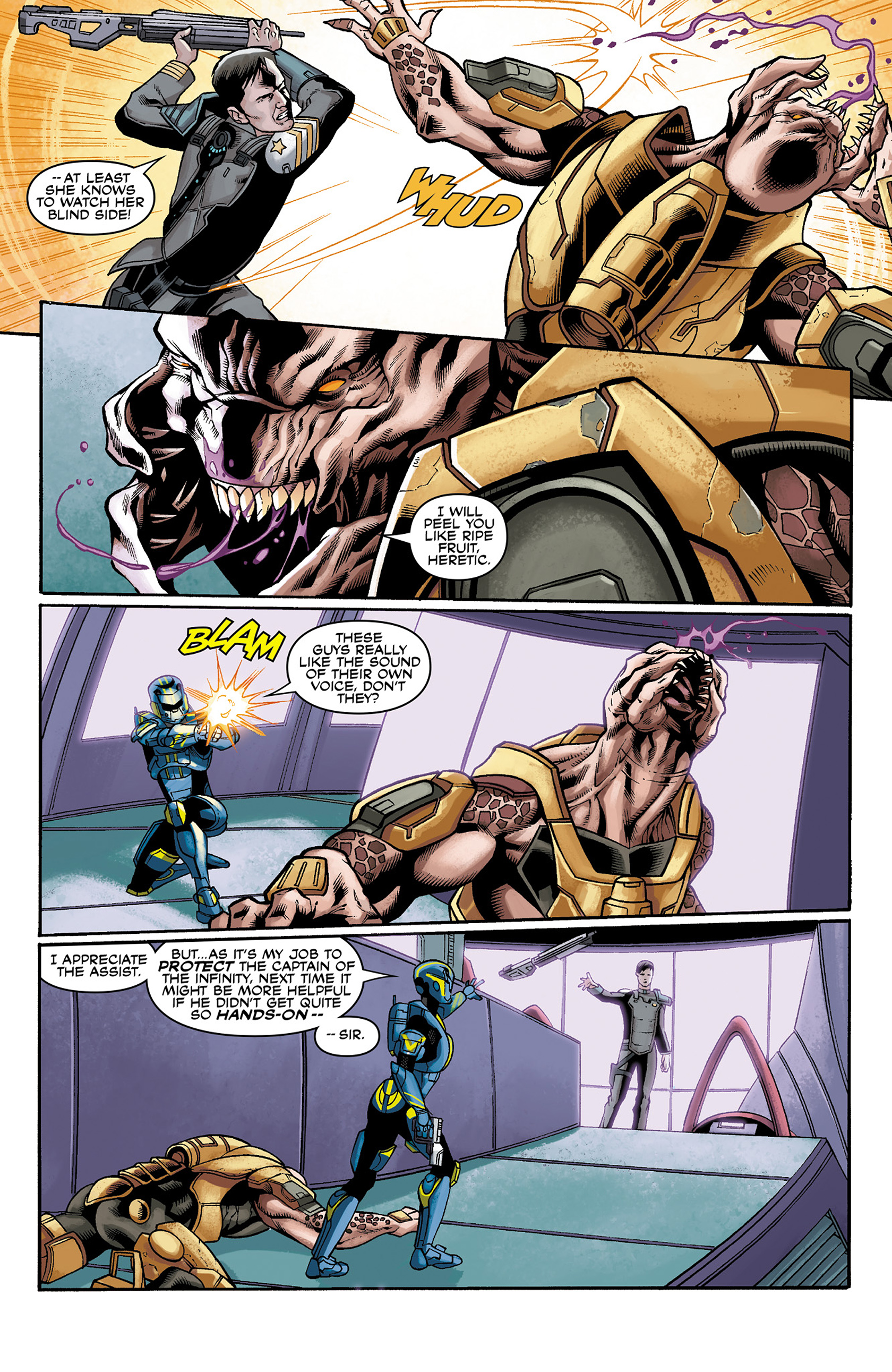 Read online Halo: Escalation comic -  Issue #2 - 16