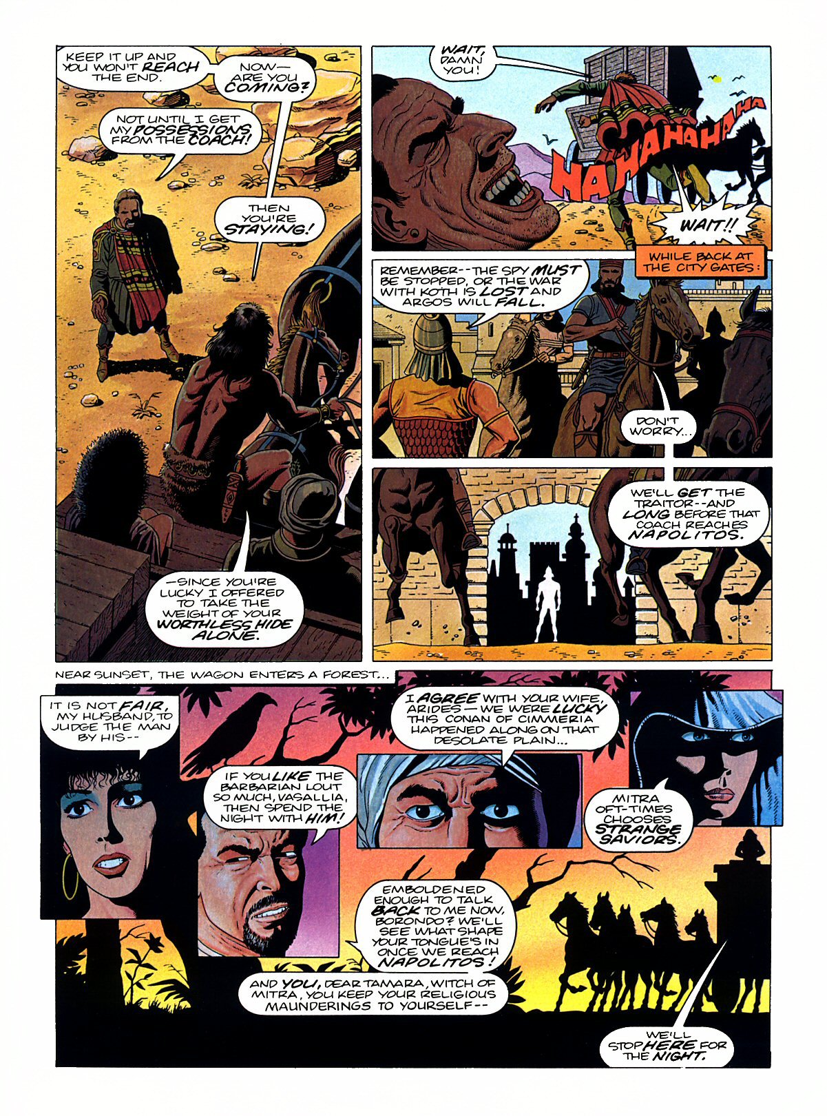 Read online Marvel Graphic Novel comic -  Issue #53 - Conan - The Skull of Set - 24