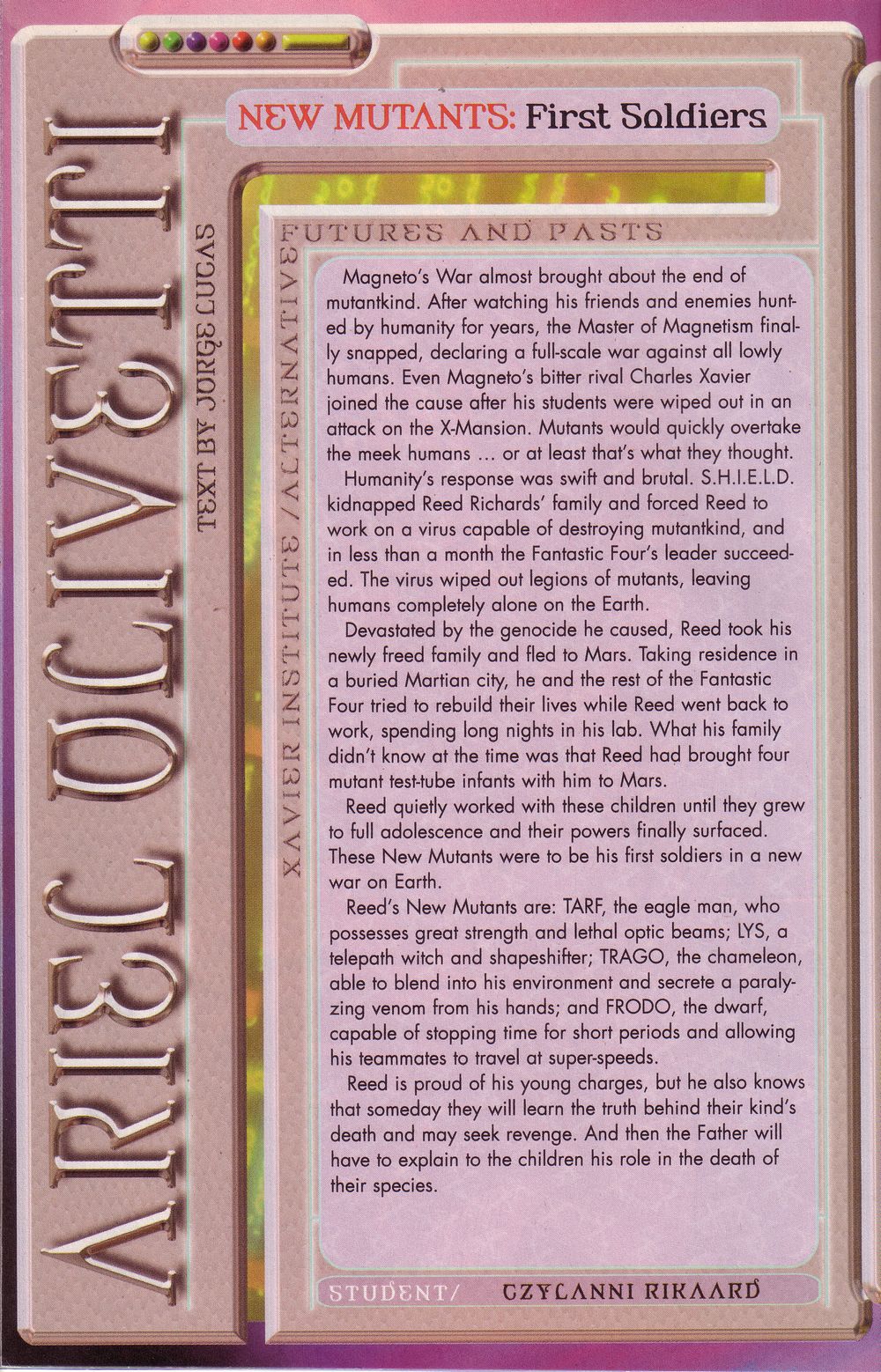 Read online X-Men: Millennial Visions comic -  Issue #2 - 36