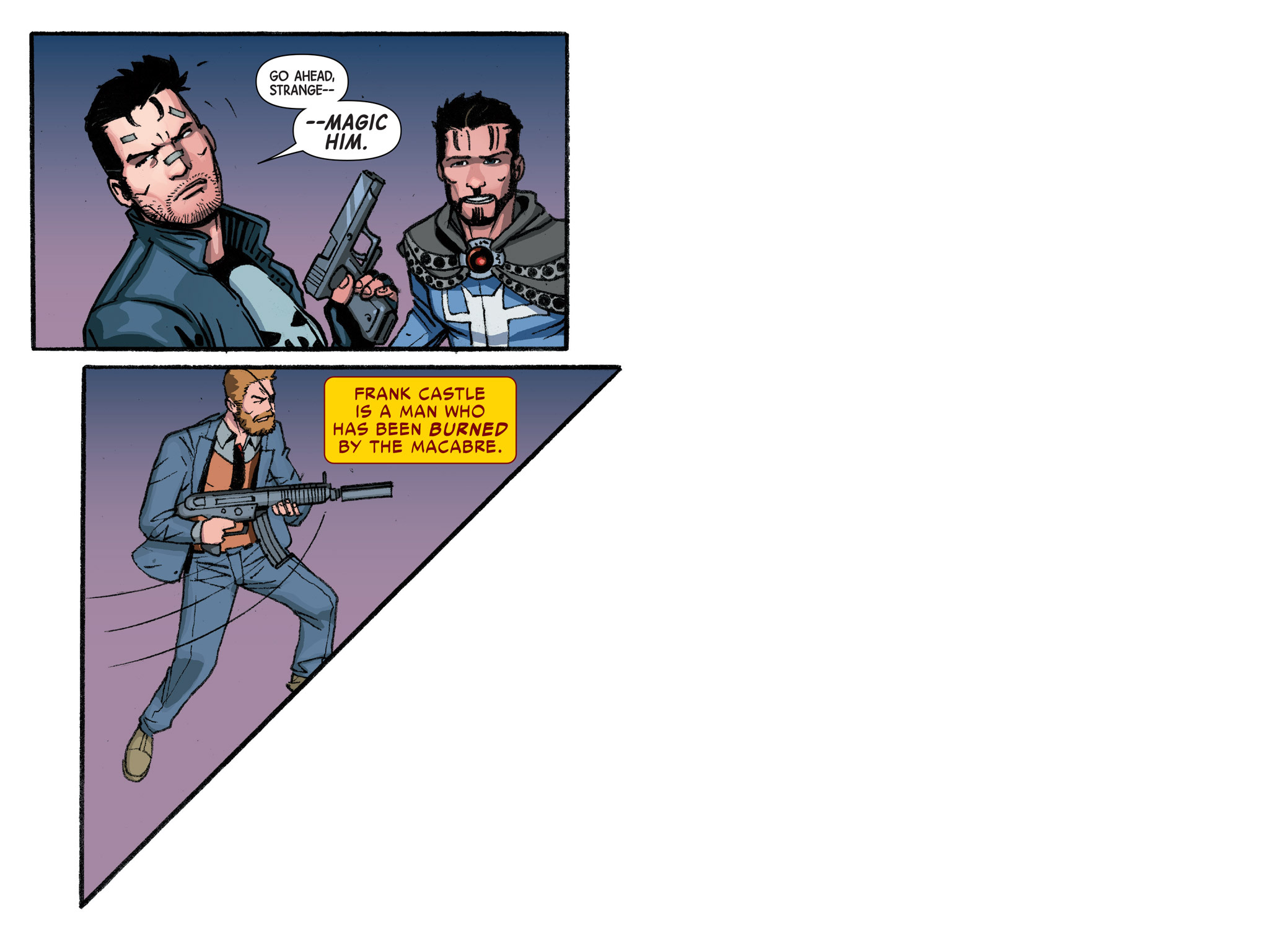 Read online Doctor Strange/Punisher: Magic Bullets Infinite Comic comic -  Issue #2 - 70