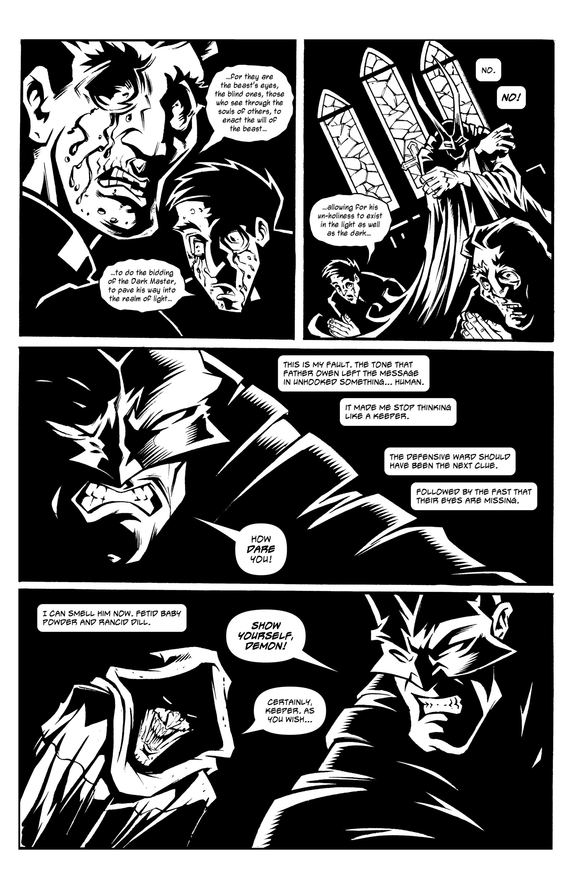 Read online Lucifer Fawkes: The Blind Ones comic -  Issue # Full - 9