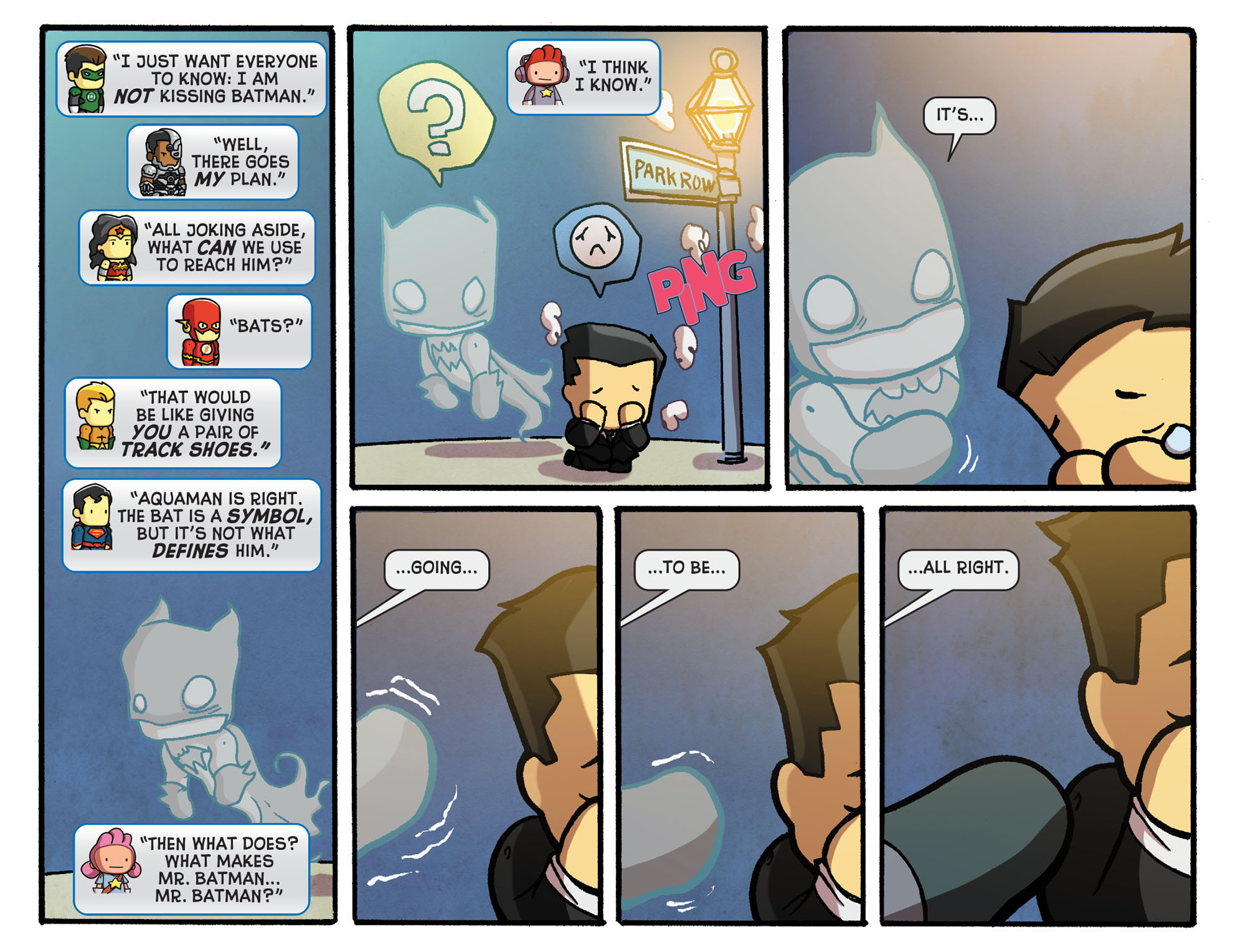 Read online Scribblenauts Unmasked: A Crisis of Imagination comic -  Issue #11 - 19