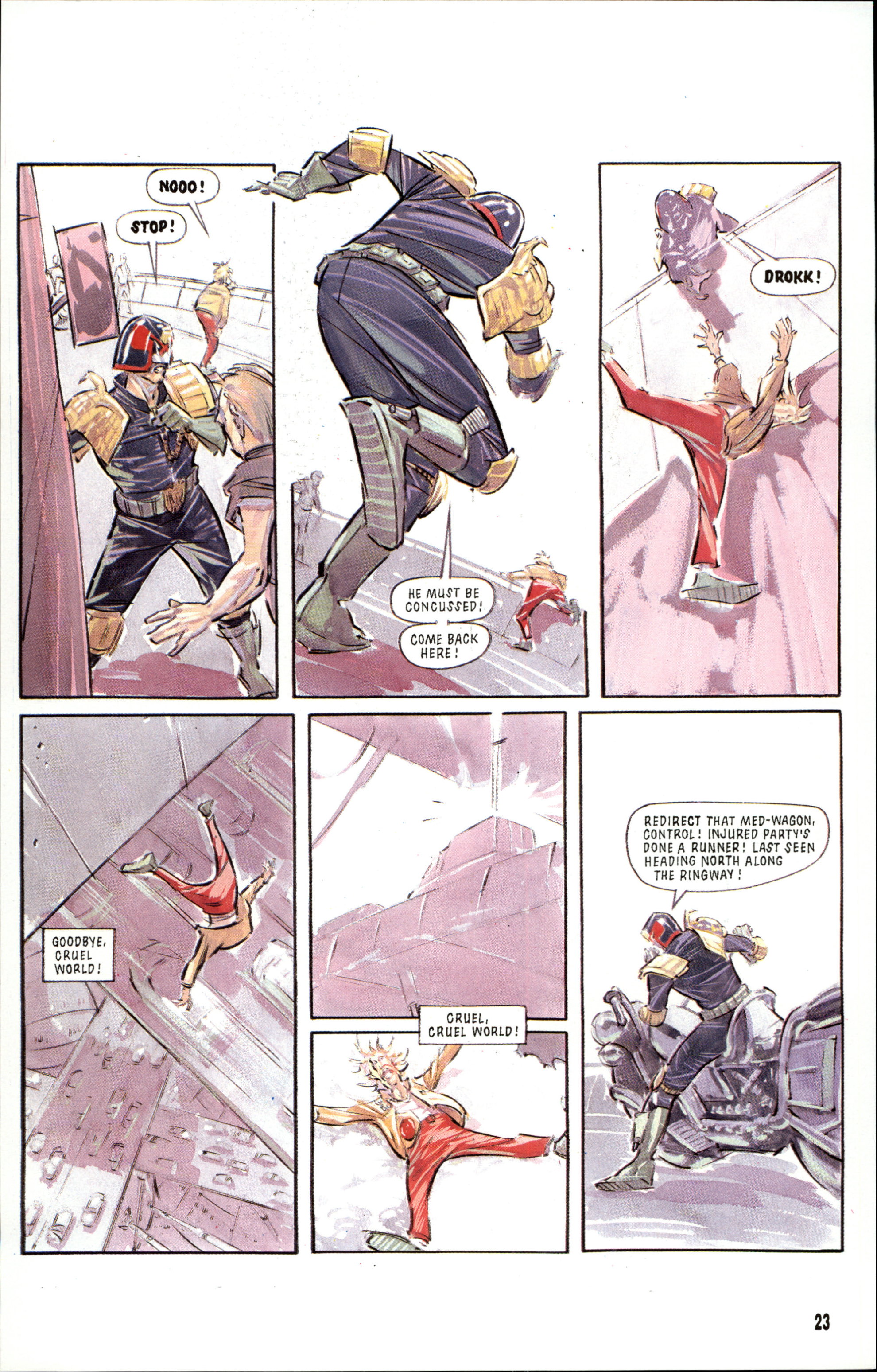 Read online Dredd Rules! comic -  Issue #8 - 25