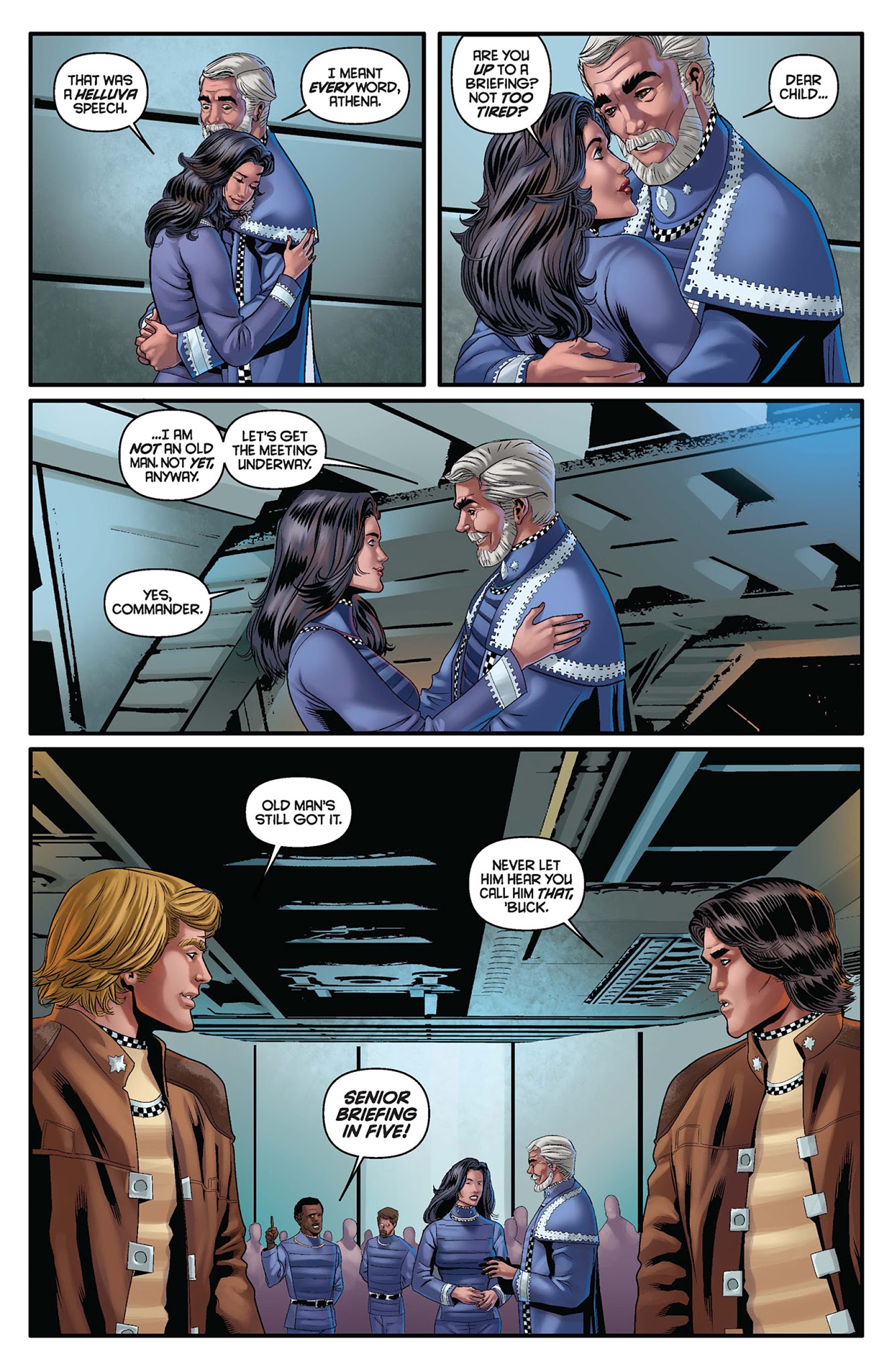 Read online Classic Battlestar Galactica: The Death of Apollo comic -  Issue #1 - 10