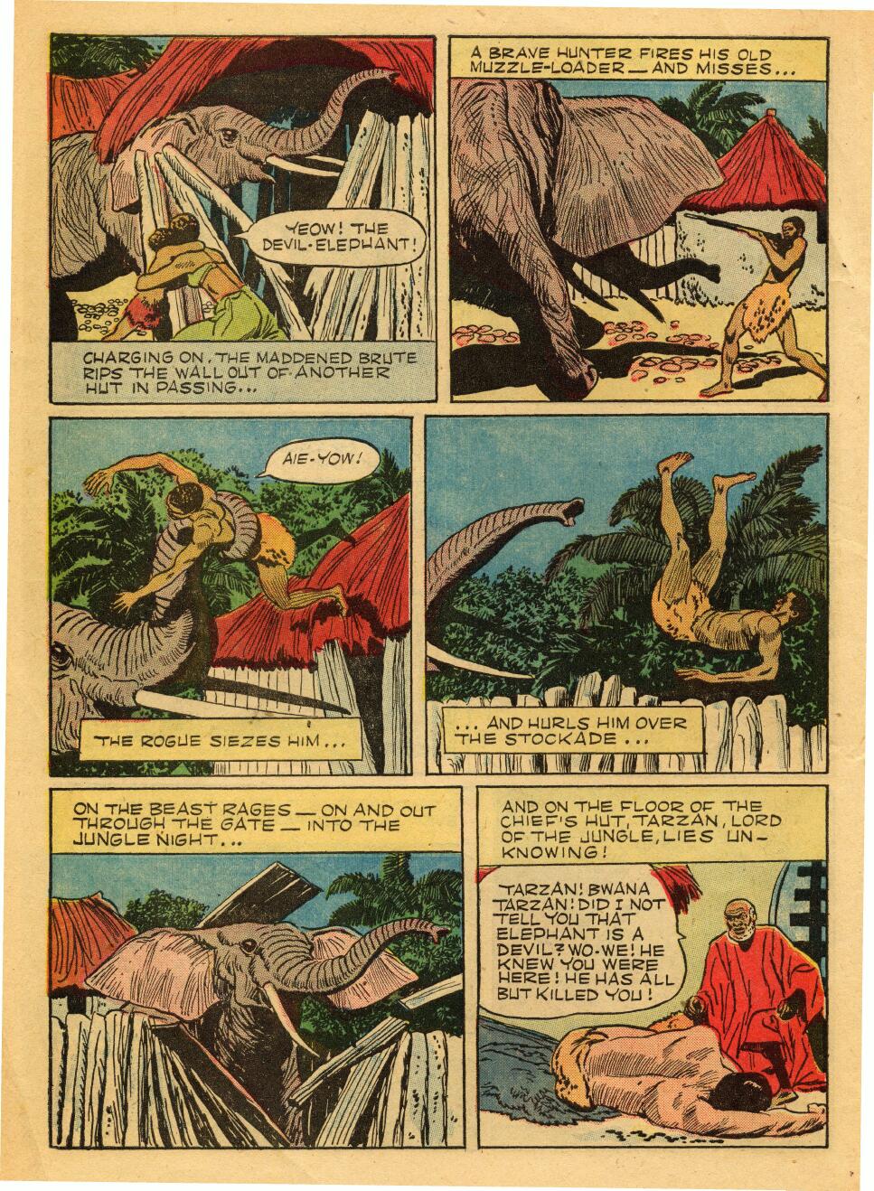 Read online Tarzan (1948) comic -  Issue #48 - 6