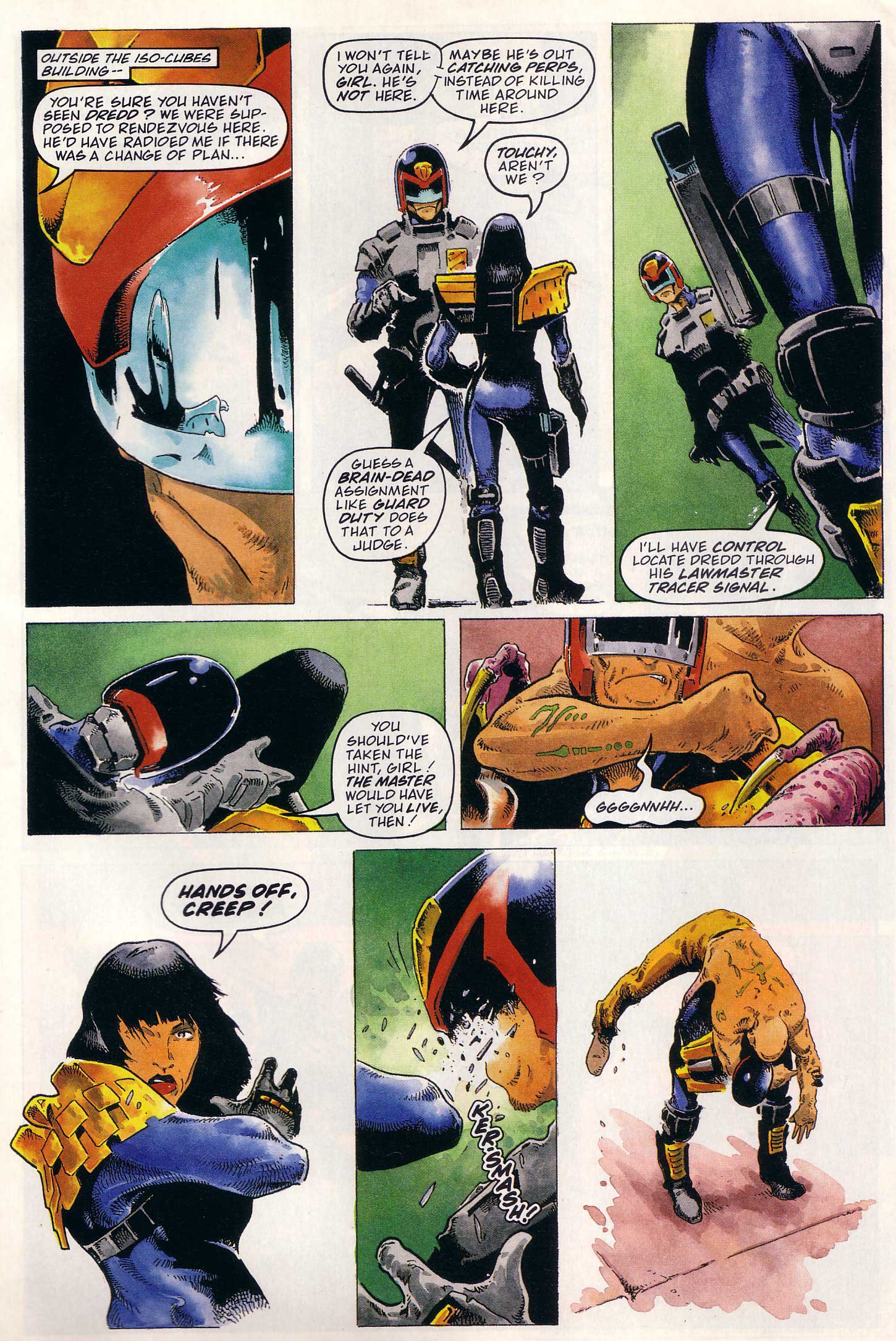 Read online Judge Dredd Lawman of the Future comic -  Issue #15 - 28