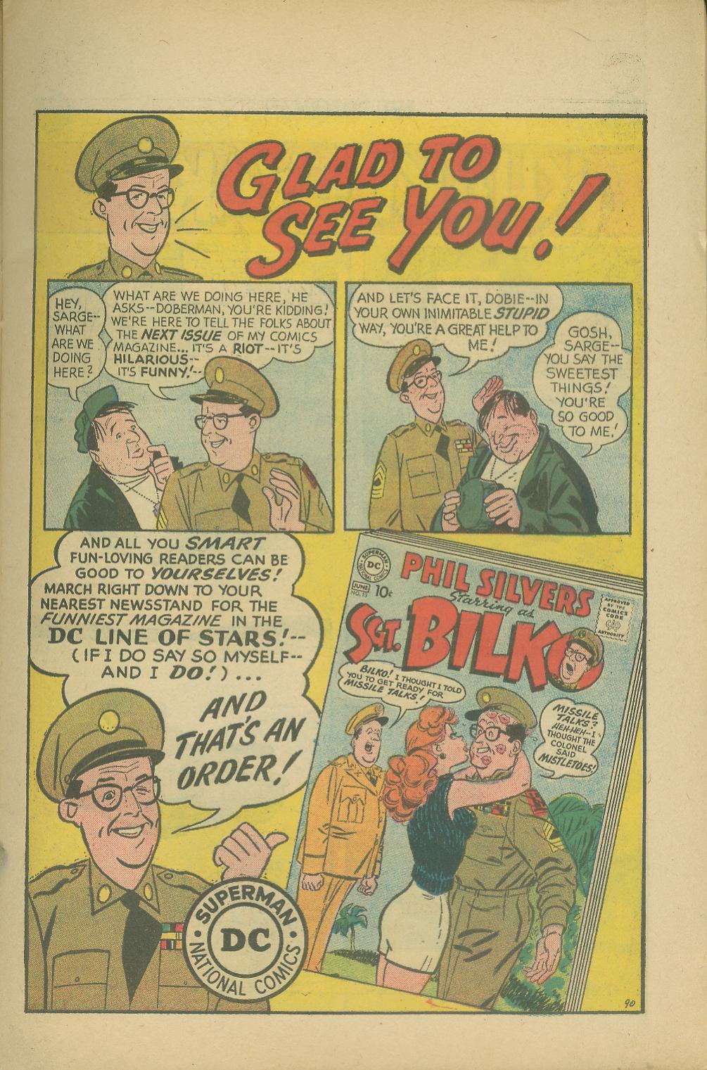 Read online Sgt. Bilko's Pvt. Doberman comic -  Issue #7 - 11