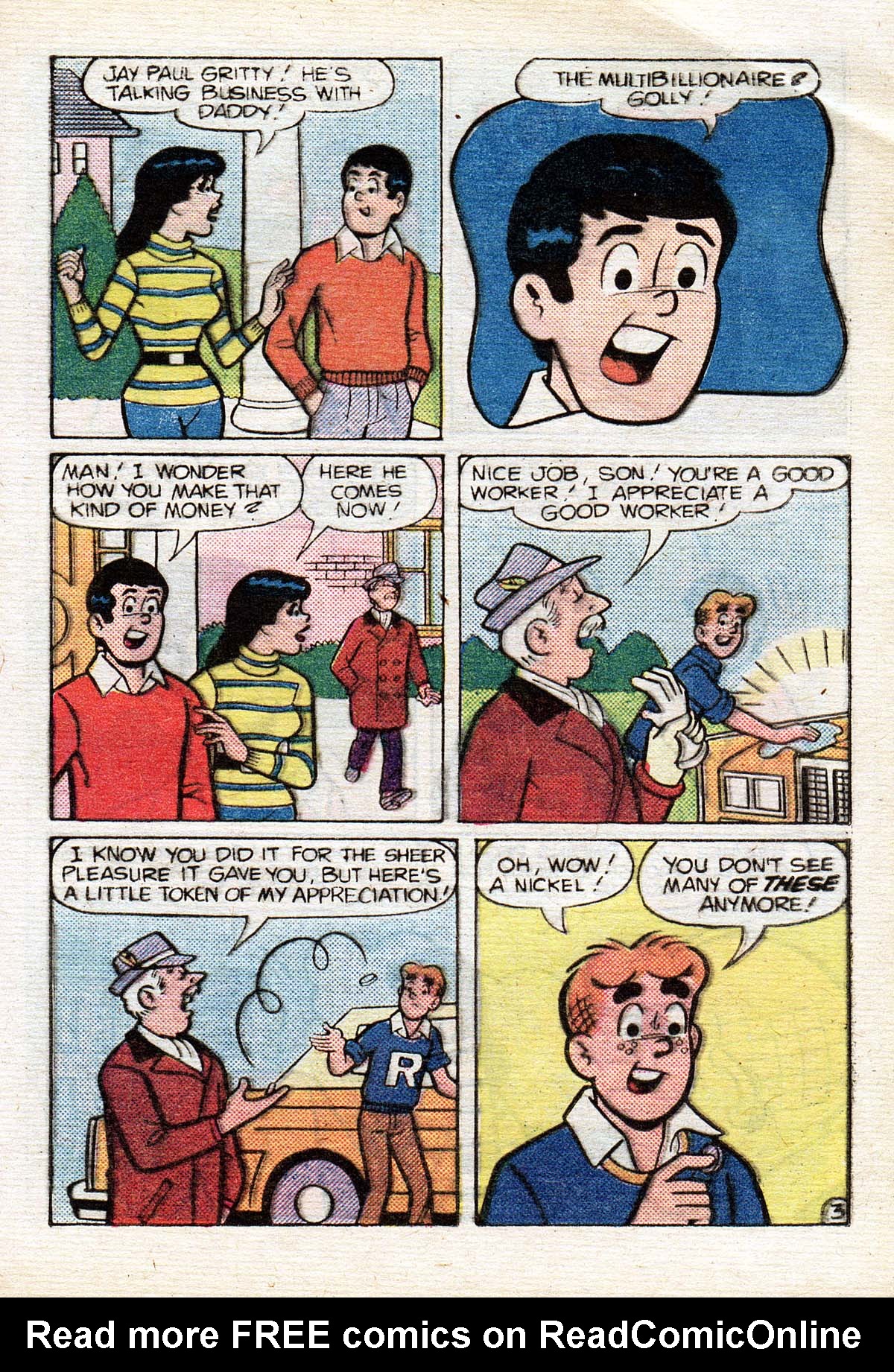 Read online Jughead Jones Comics Digest comic -  Issue #40 - 68