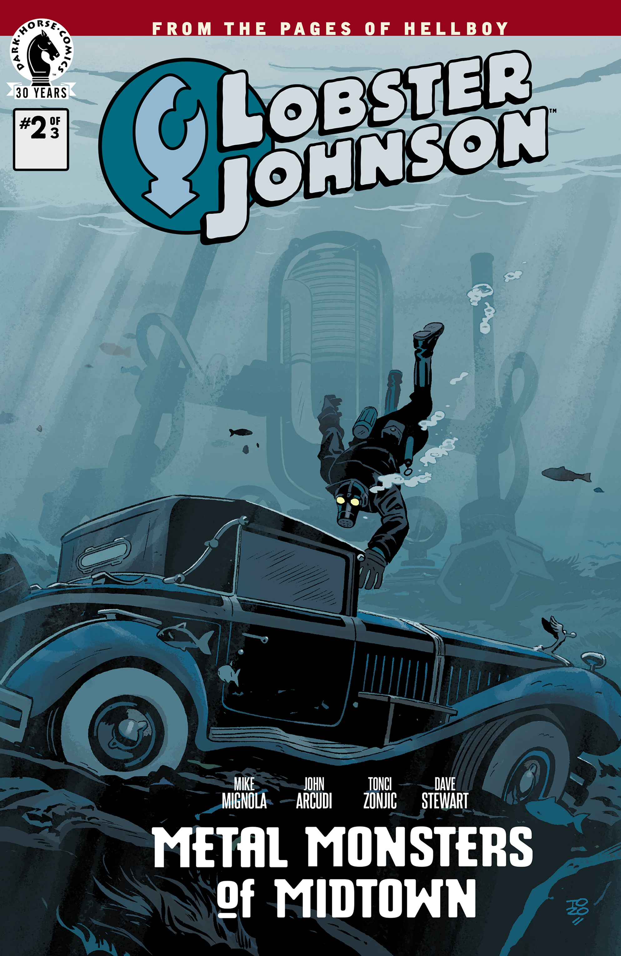 Read online Lobster Johnson: Metal Monsters of Midtown comic -  Issue #2 - 1