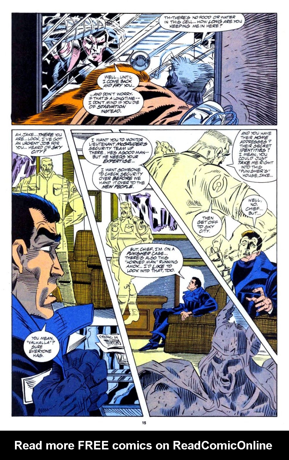 Read online Punisher 2099 comic -  Issue #11 - 12