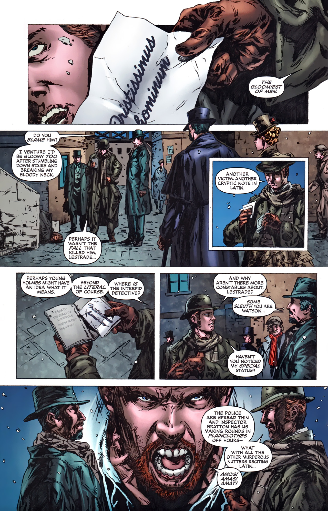 Read online Sherlock Holmes: Year One comic -  Issue #3 - 6