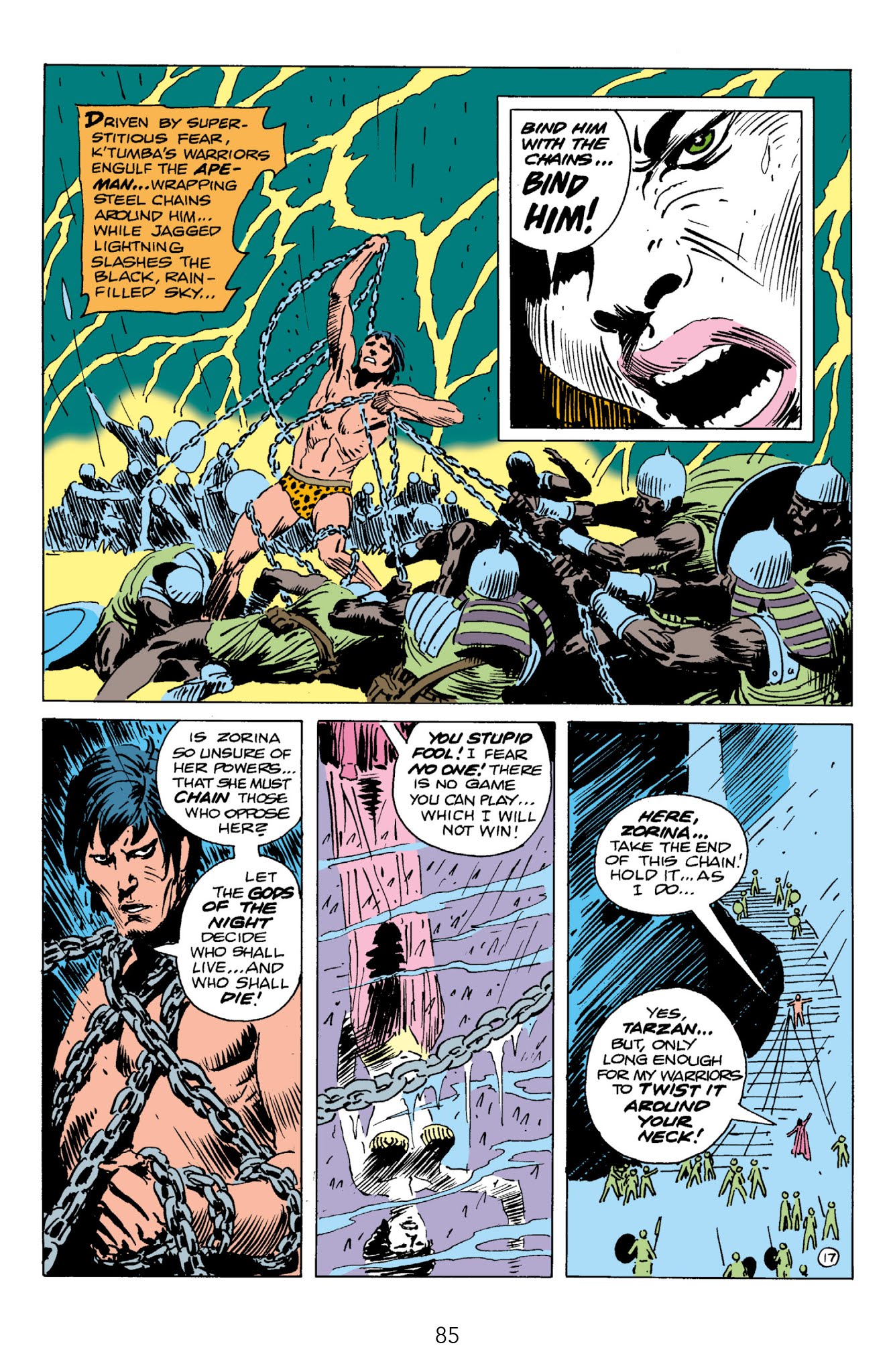 Read online Edgar Rice Burroughs' Tarzan The Joe Kubert Years comic -  Issue # TPB 3 (Part 1) - 86
