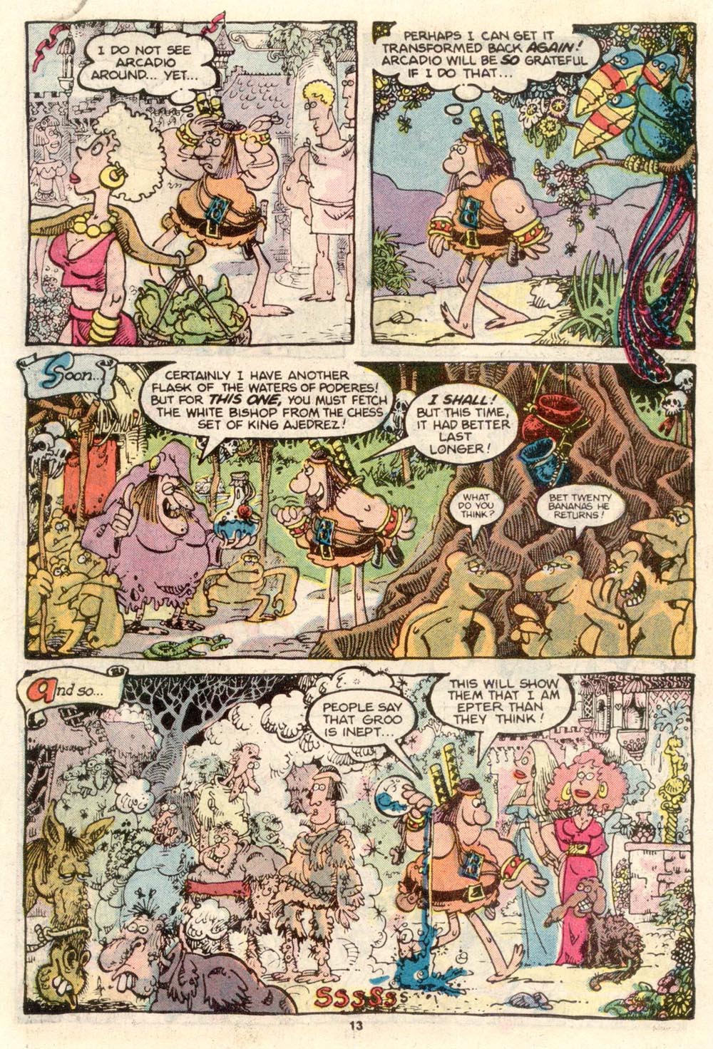 Read online Sergio Aragonés Groo the Wanderer comic -  Issue #24 - 14