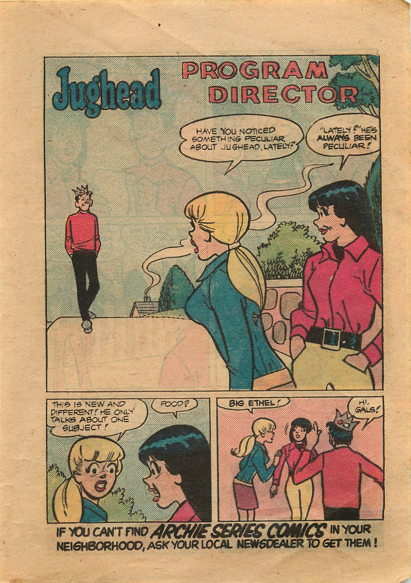 Read online Jughead Jones Comics Digest comic -  Issue #16 - 17