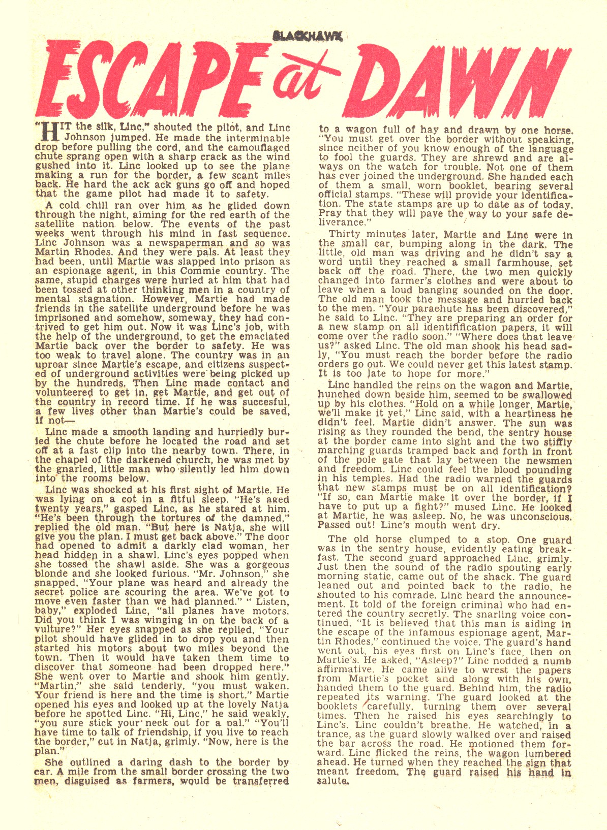 Read online Blackhawk (1957) comic -  Issue #57 - 25