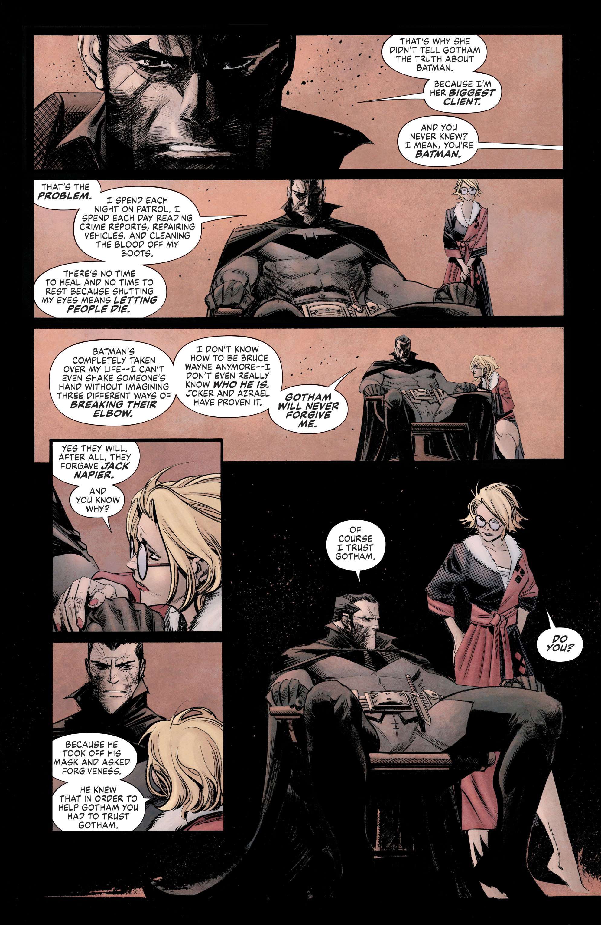 Read online Batman: Curse of the White Knight comic -  Issue #7 - 7