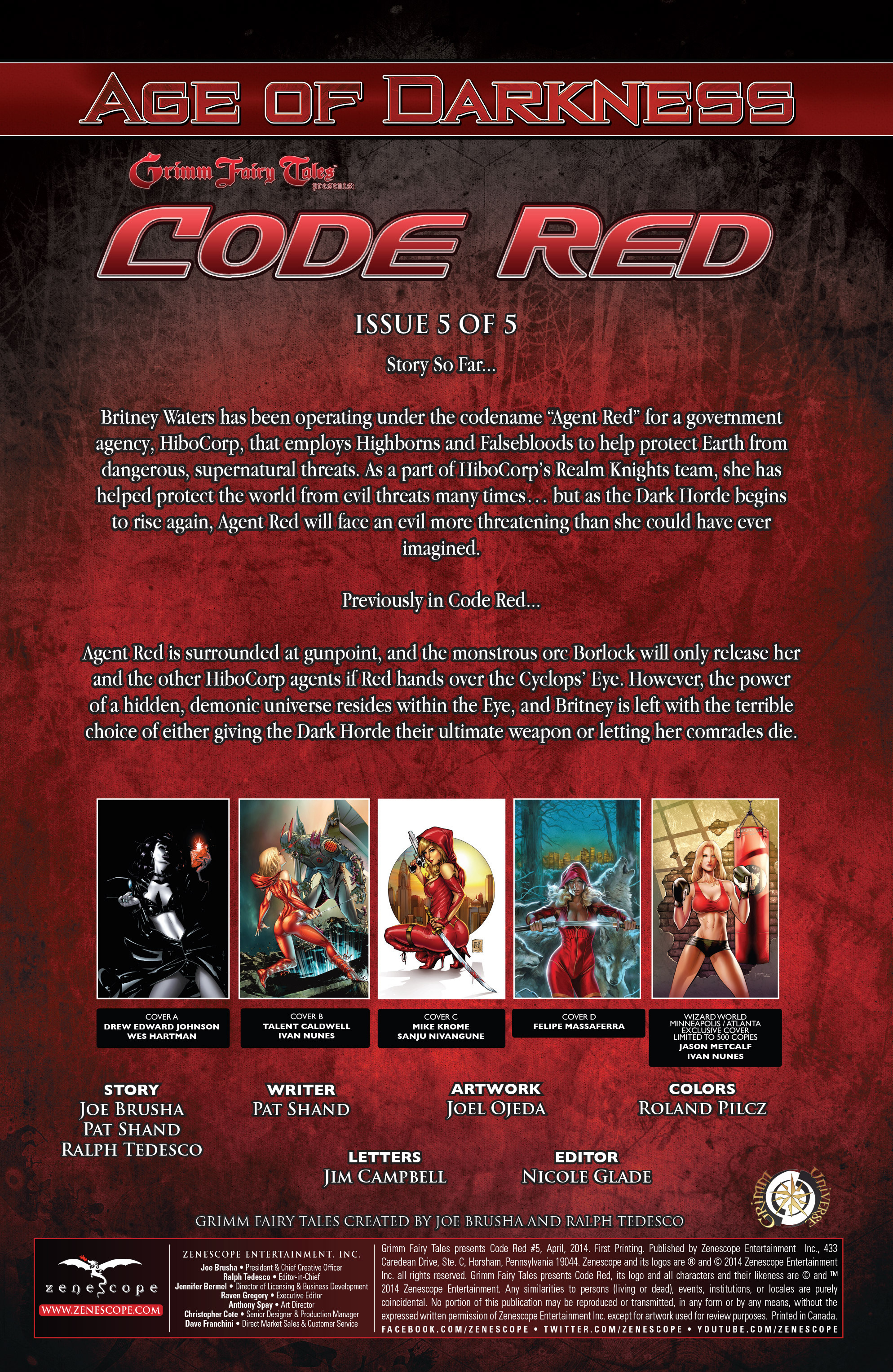 Read online Grimm Fairy Tales presents Code Red comic -  Issue # TPB - 101