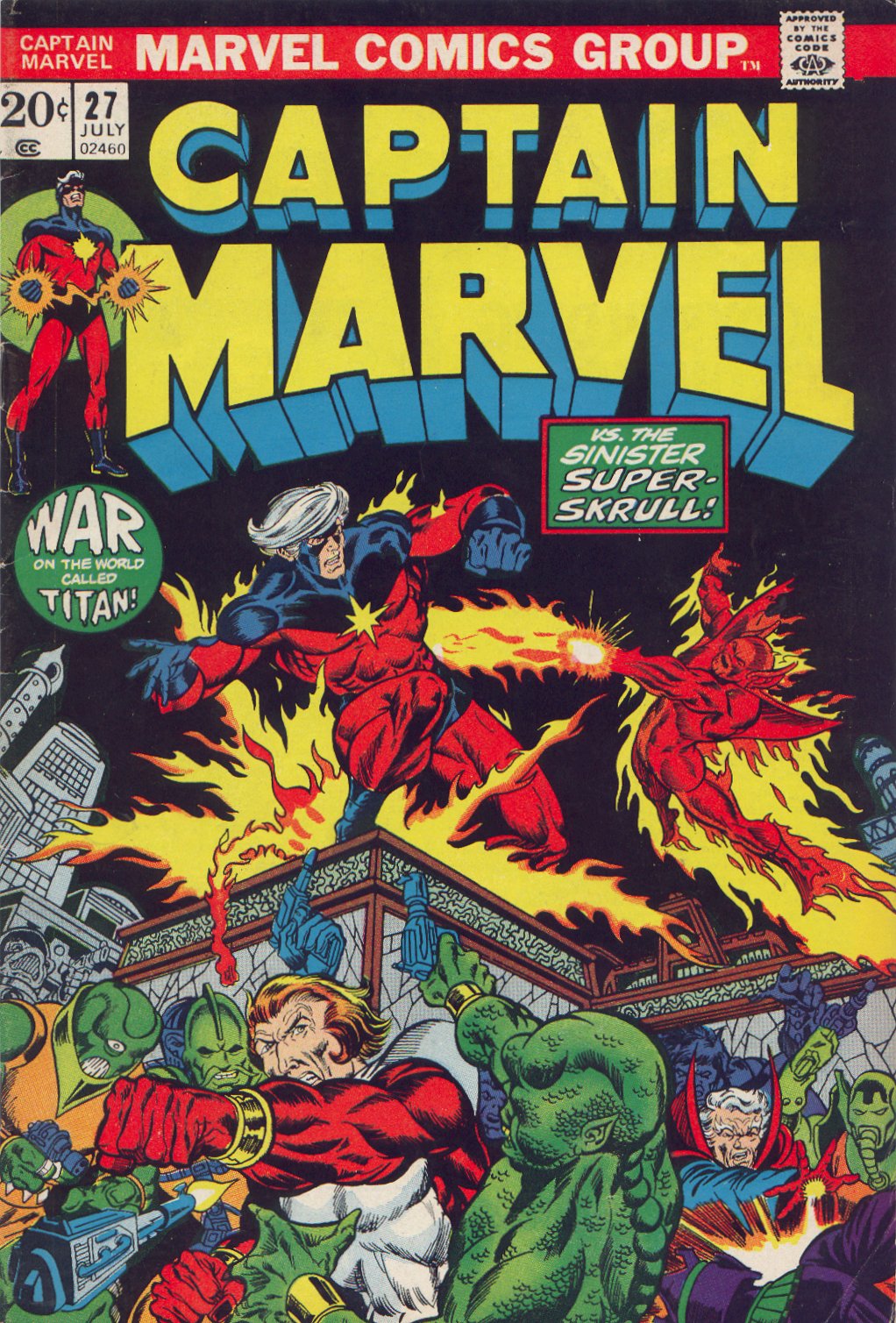 Read online Captain Marvel (1968) comic -  Issue #27 - 1