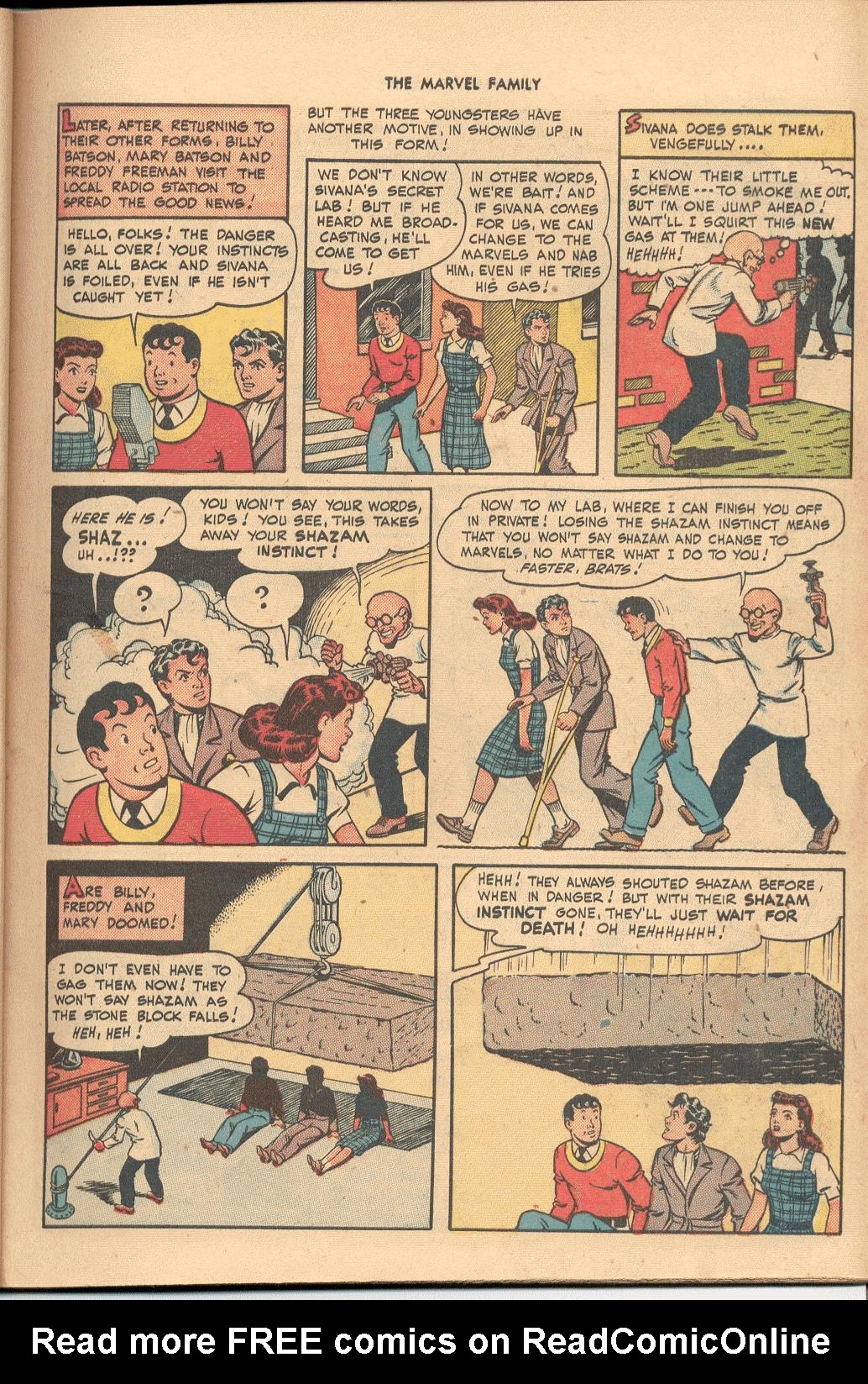 Read online The Marvel Family comic -  Issue #38 - 11