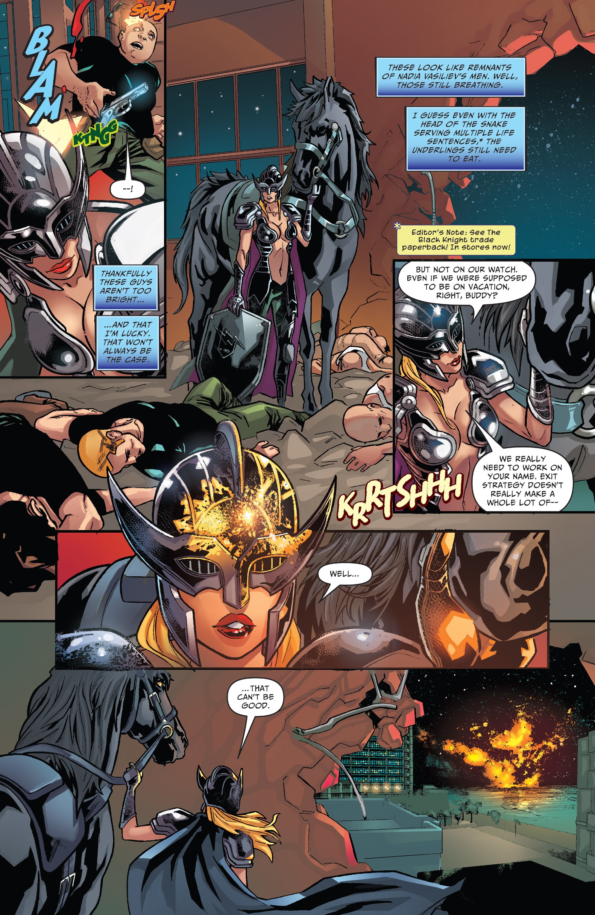 Read online Belle vs The Black Knight comic -  Issue # Full - 7