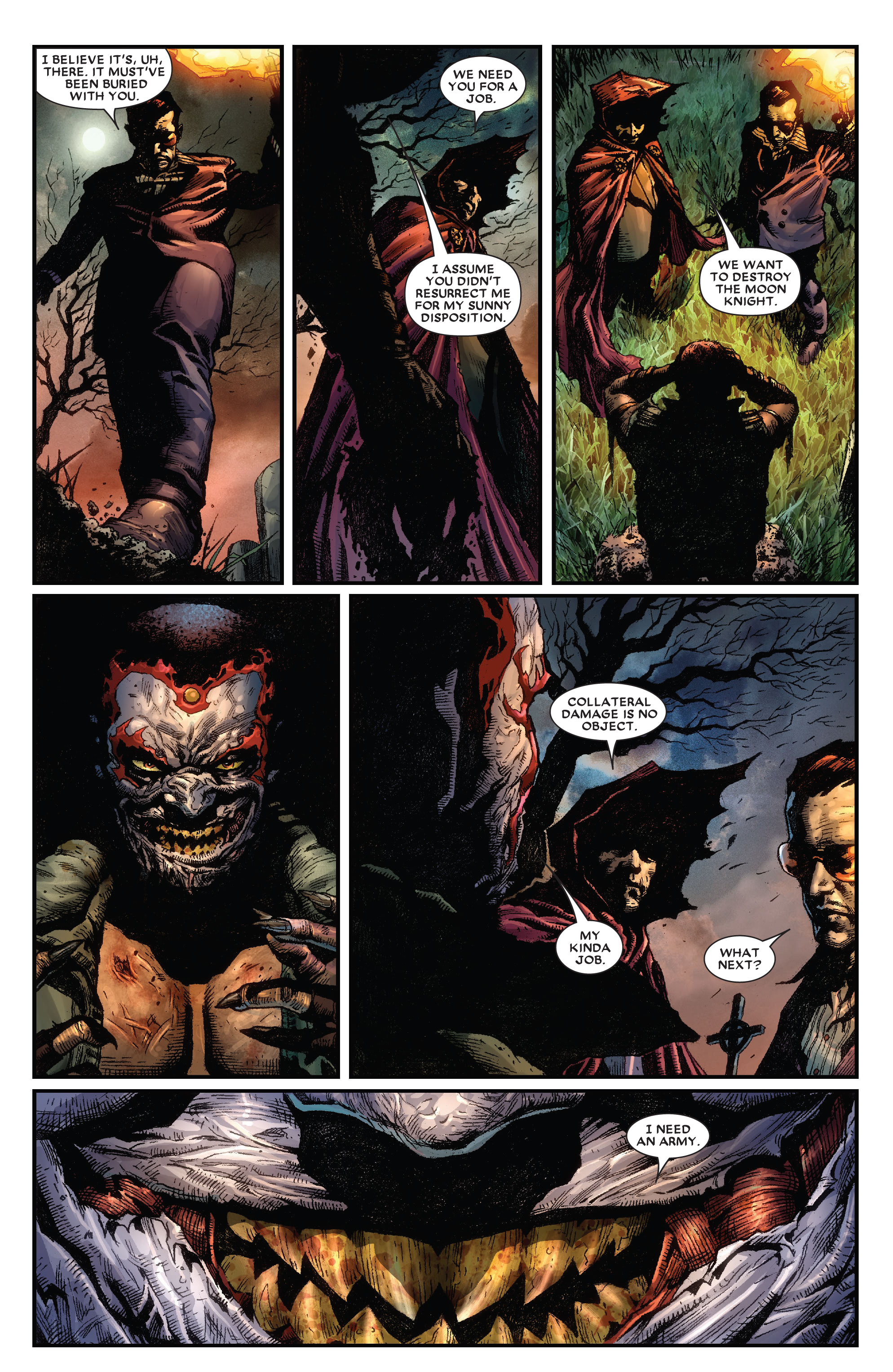 Read online Moon Knight by Huston, Benson & Hurwitz Omnibus comic -  Issue # TPB (Part 9) - 50