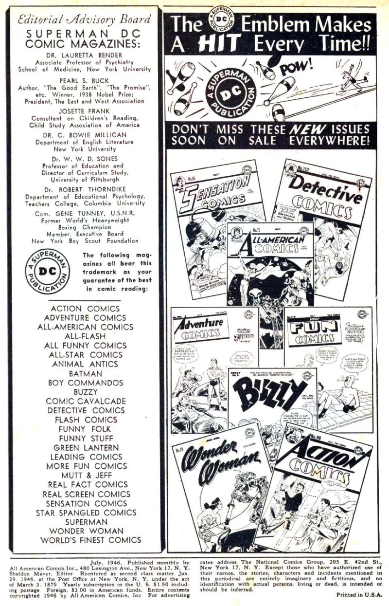 Read online Comic Cavalcade comic -  Issue #15 - 2