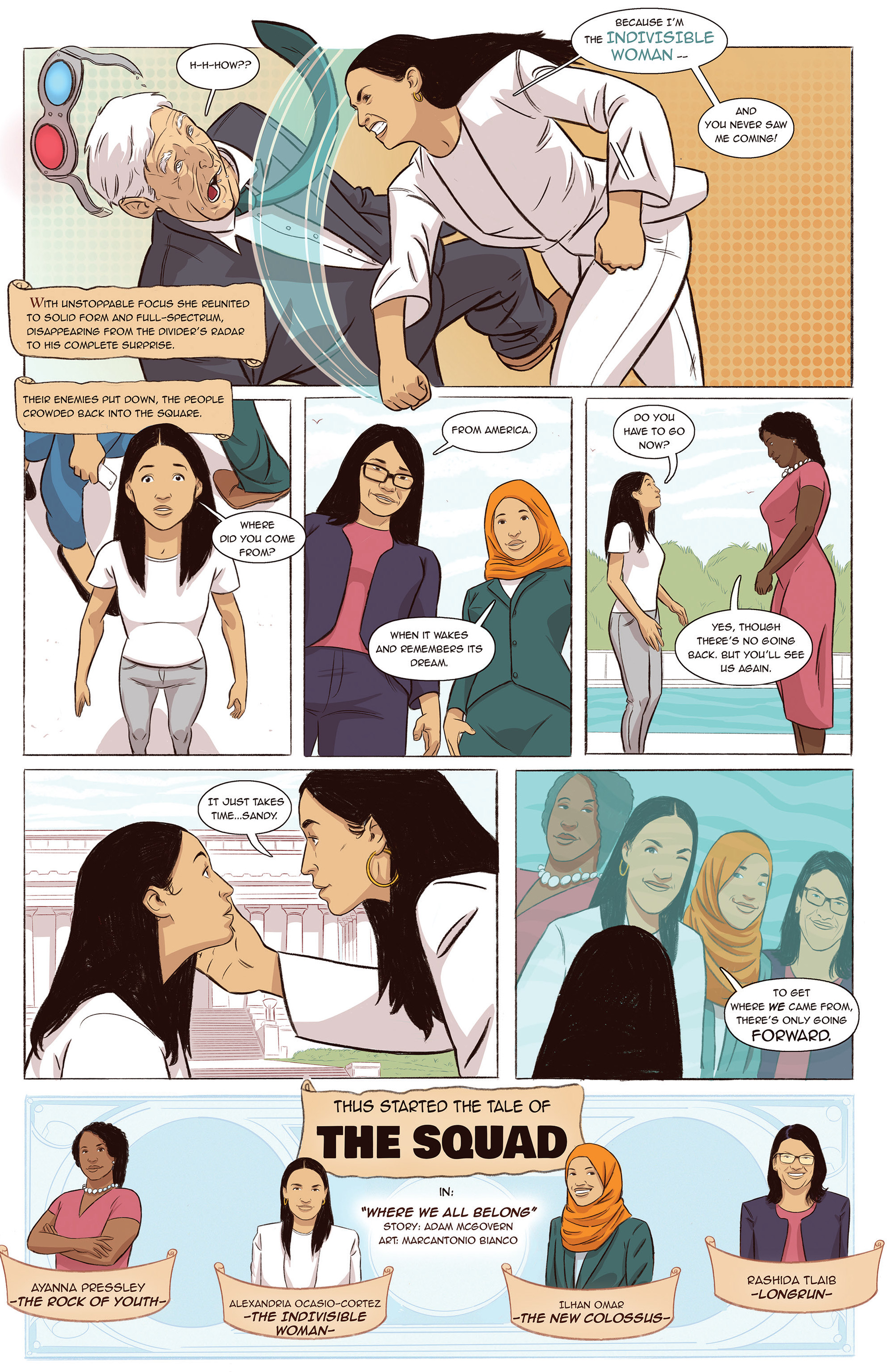 Read online Alexandria Ocasio-Cortez and the Freshman Force: Squad Special comic -  Issue # Full - 40