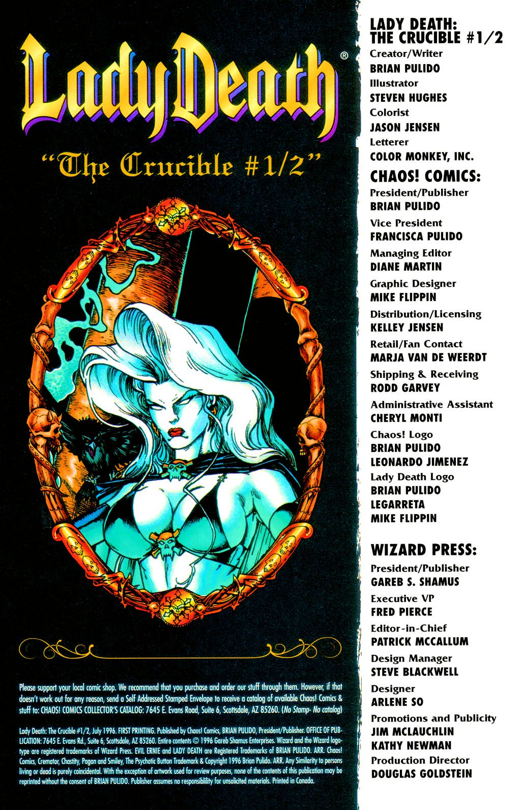 Read online Lady Death IV: The Crucible comic -  Issue #0.5 - 2