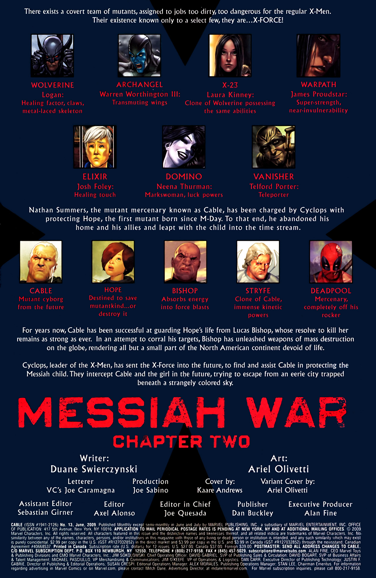 Read online Cable (2008) comic -  Issue #13 - 3