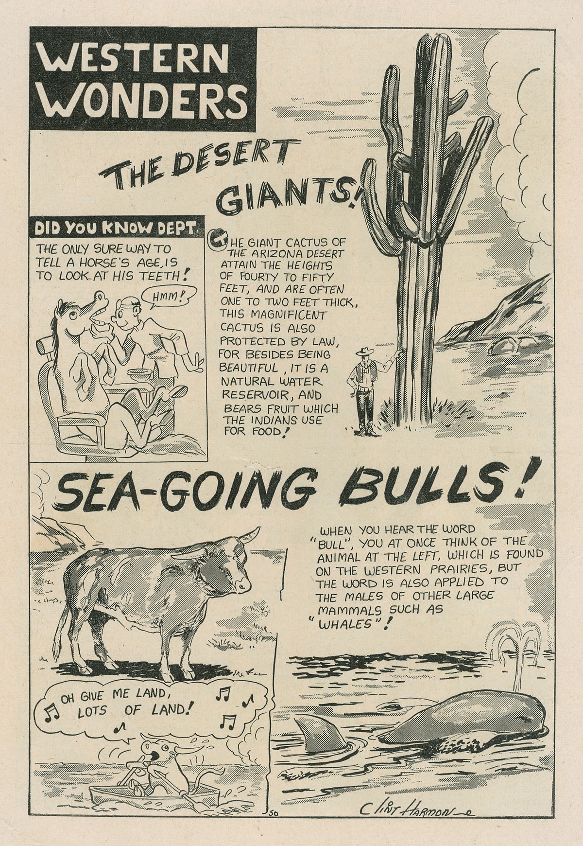 Read online Cowboy Western Comics (1948) comic -  Issue #31 - 36