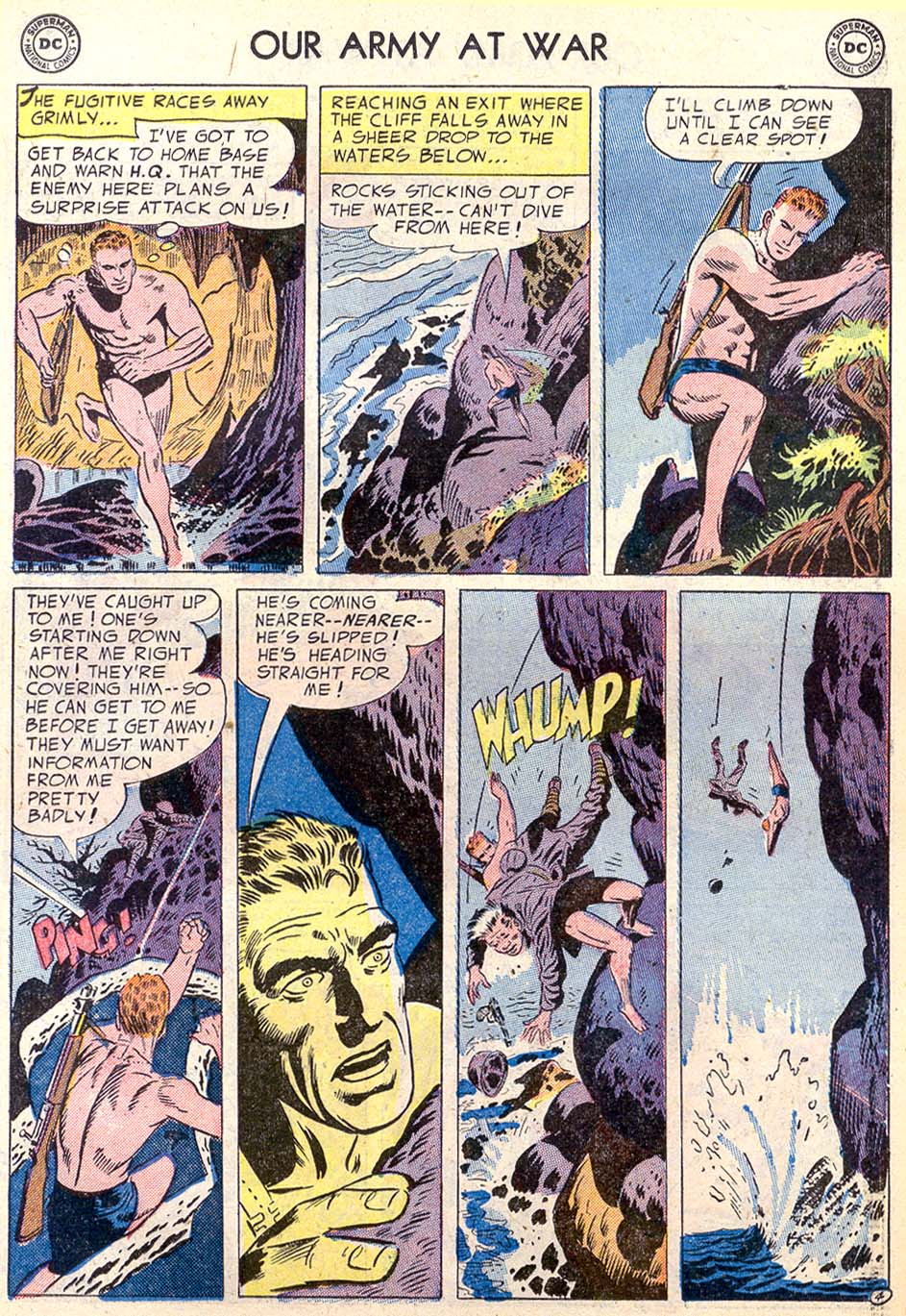 Read online Our Army at War (1952) comic -  Issue #32 - 15
