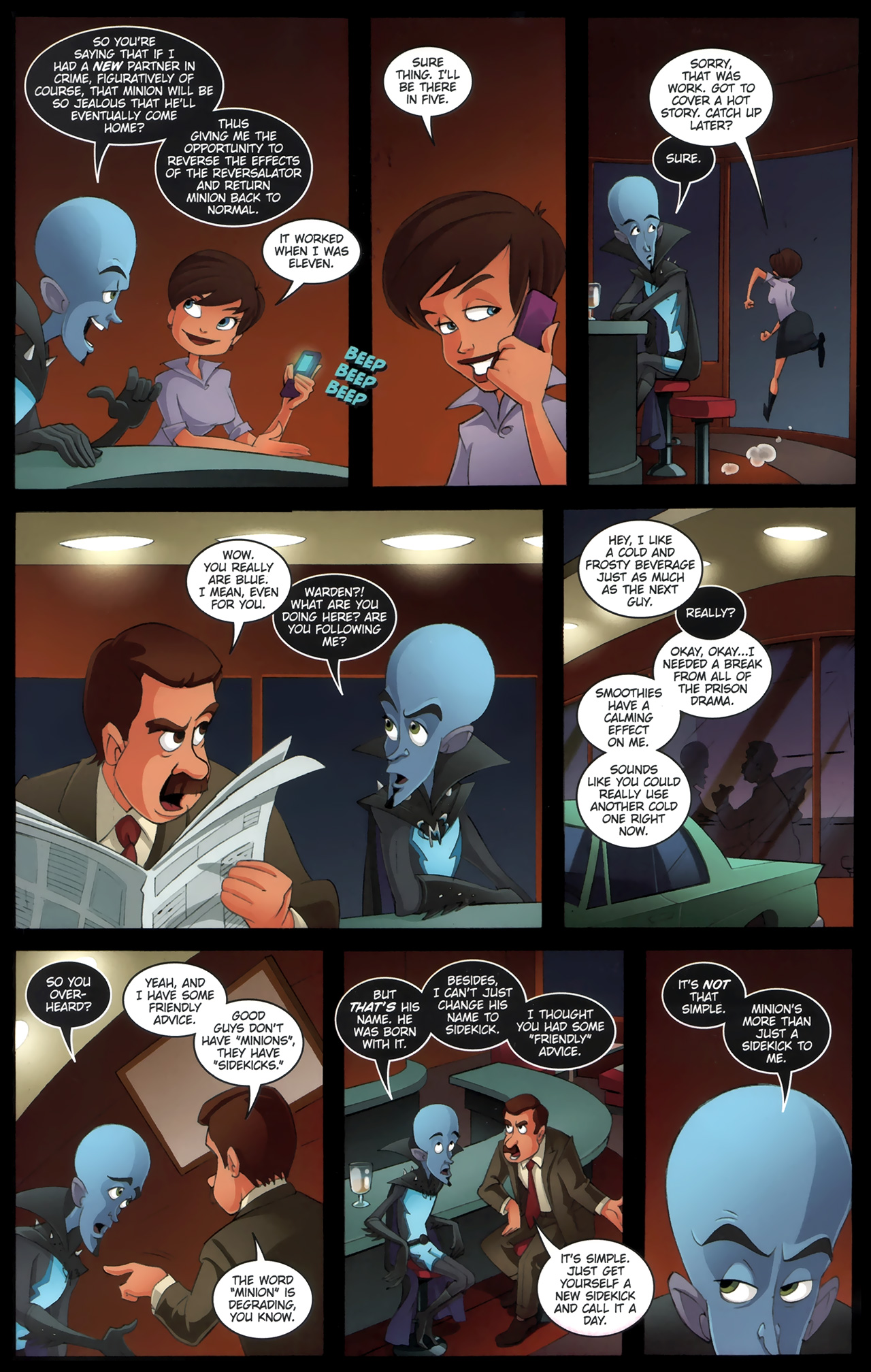Read online Megamind: Bad. Blue. Brilliant. comic -  Issue #2 - 11